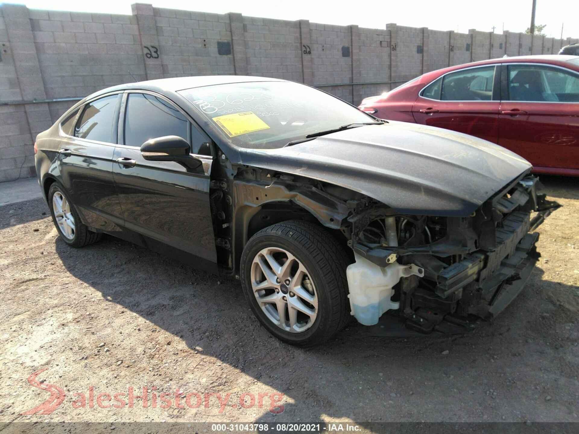 2016 FORD FUSION — VIN 3FA6P0H77GR134284