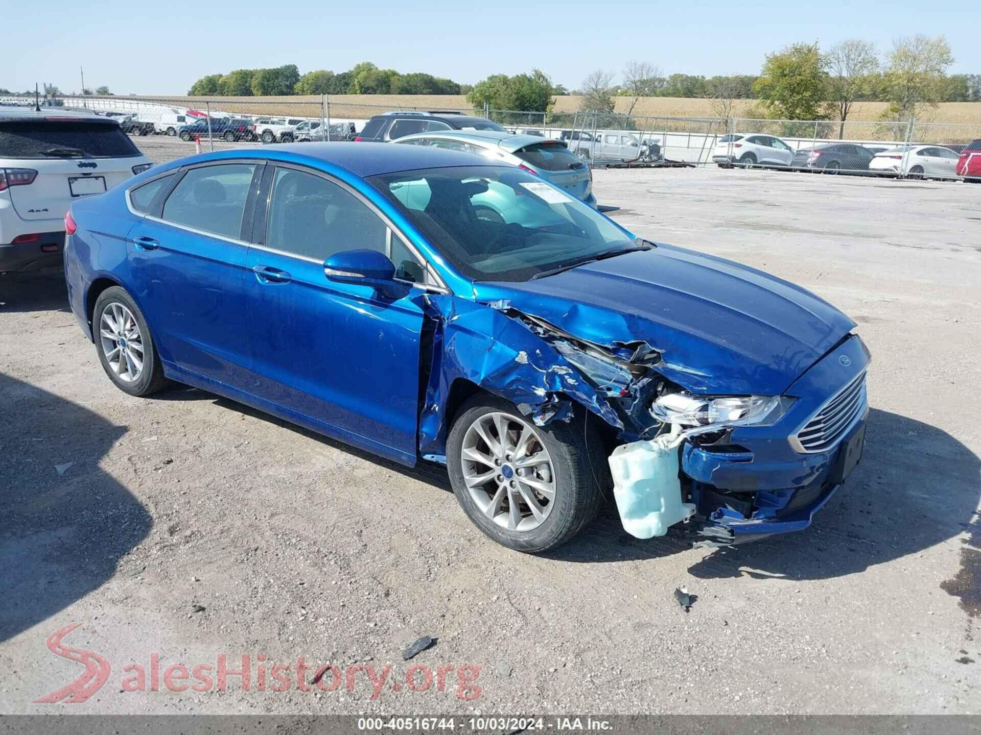 2017 FORD FUSION — VIN 3FA6P0H78HR349948