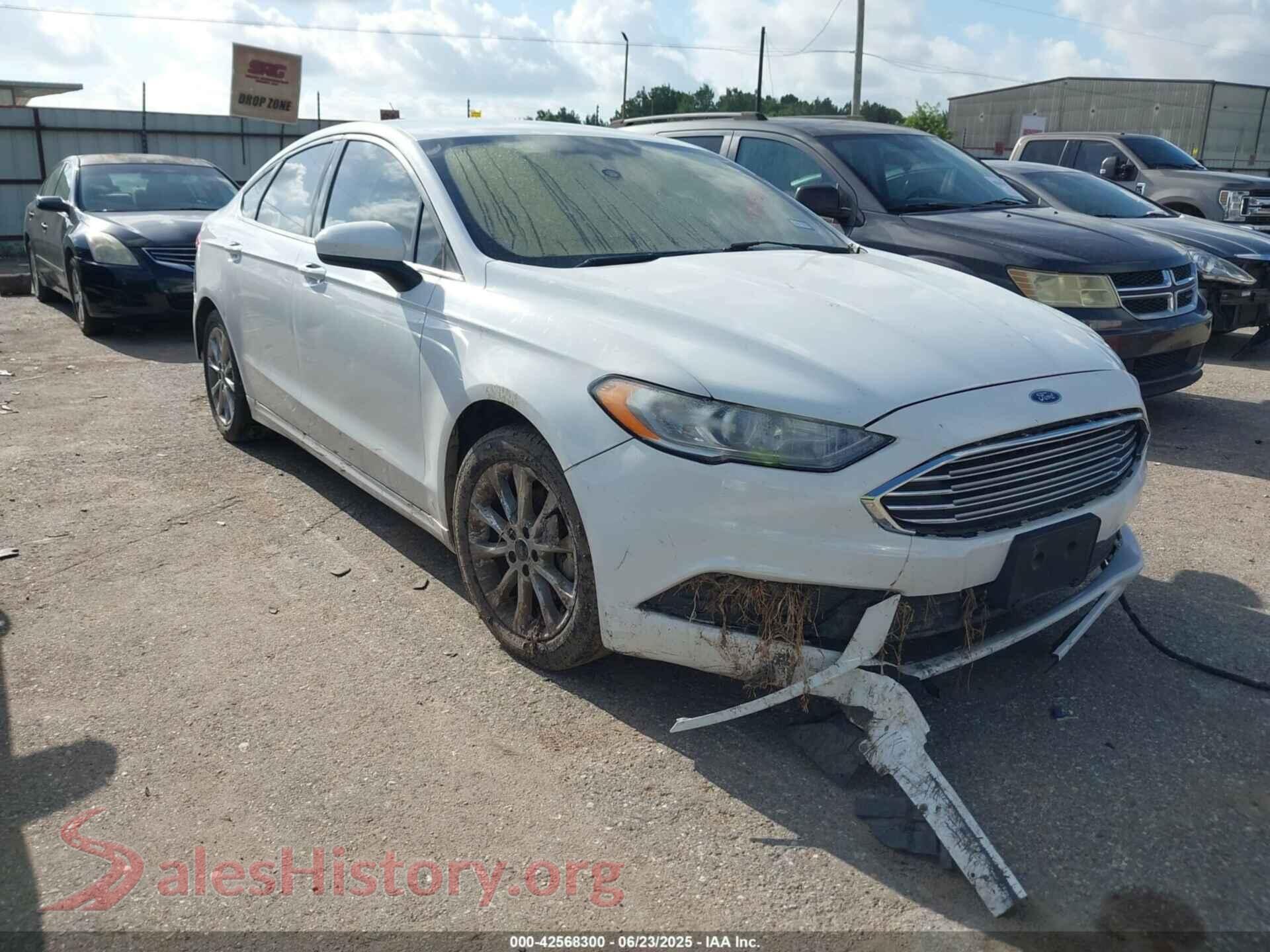 2017 FORD FUSION — VIN 3FA6P0H78HR413177