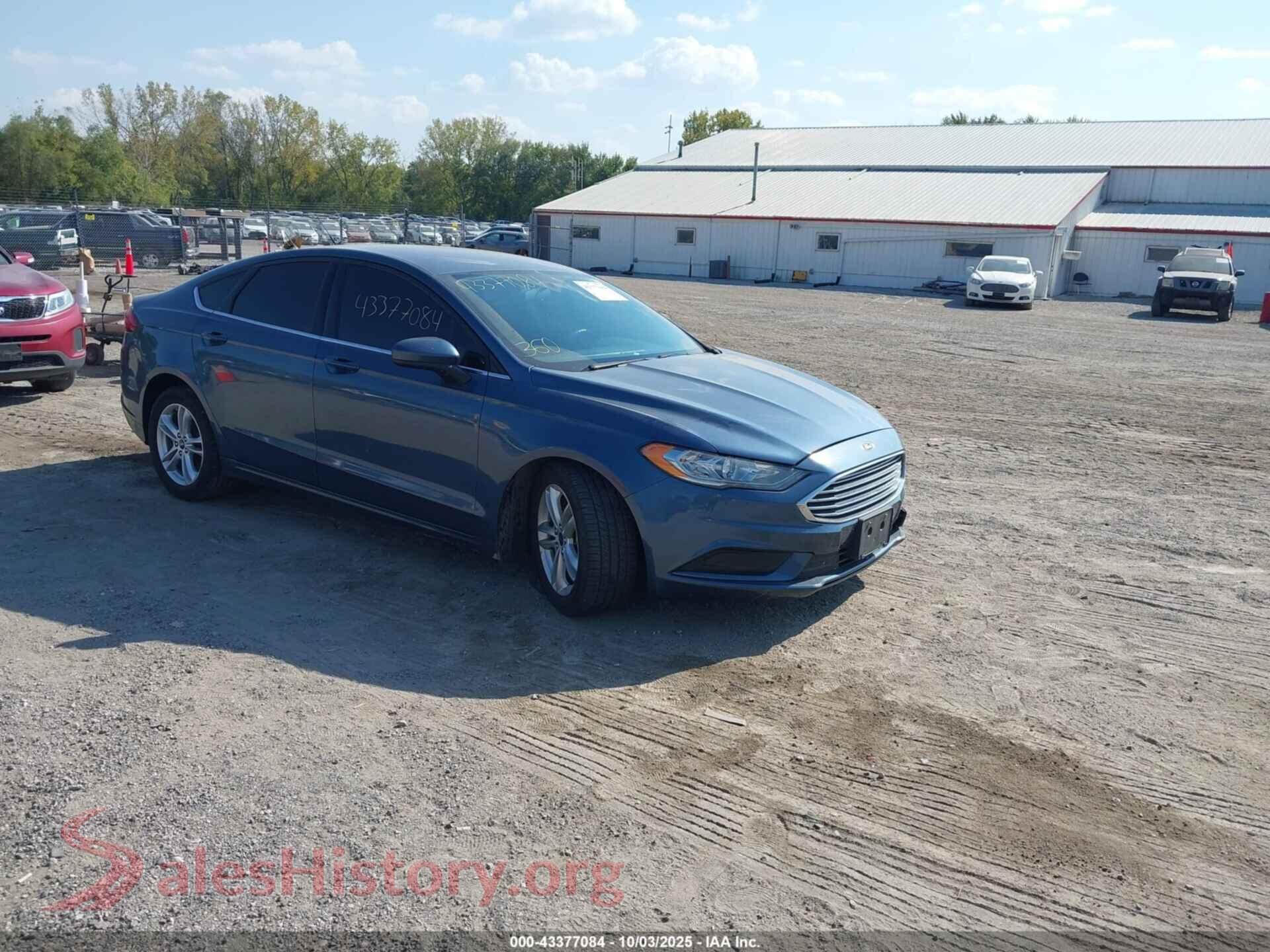 2018 FORD FUSION — VIN 3FA6P0H78JR176227