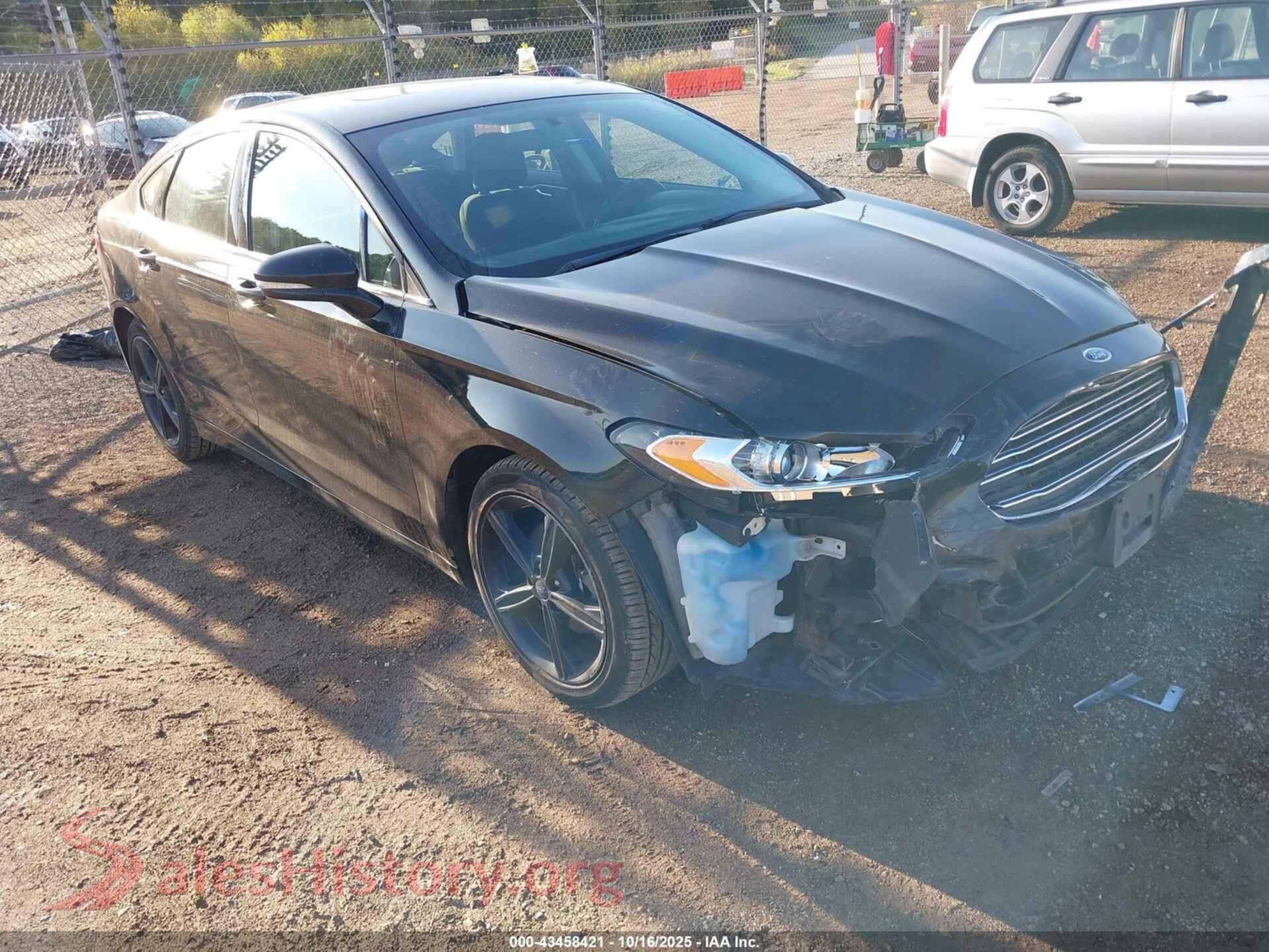 2016 FORD FUSION — VIN 3FA6P0H7XGR396283