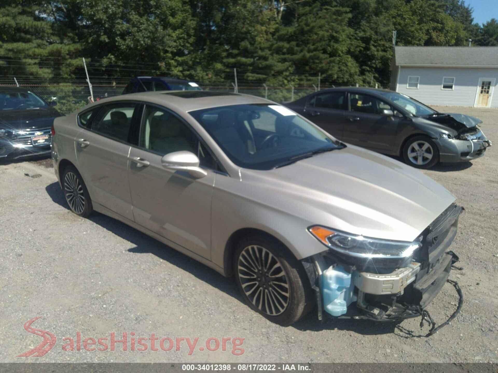 2017 FORD FUSION — VIN 3FA6P0H94HR415252