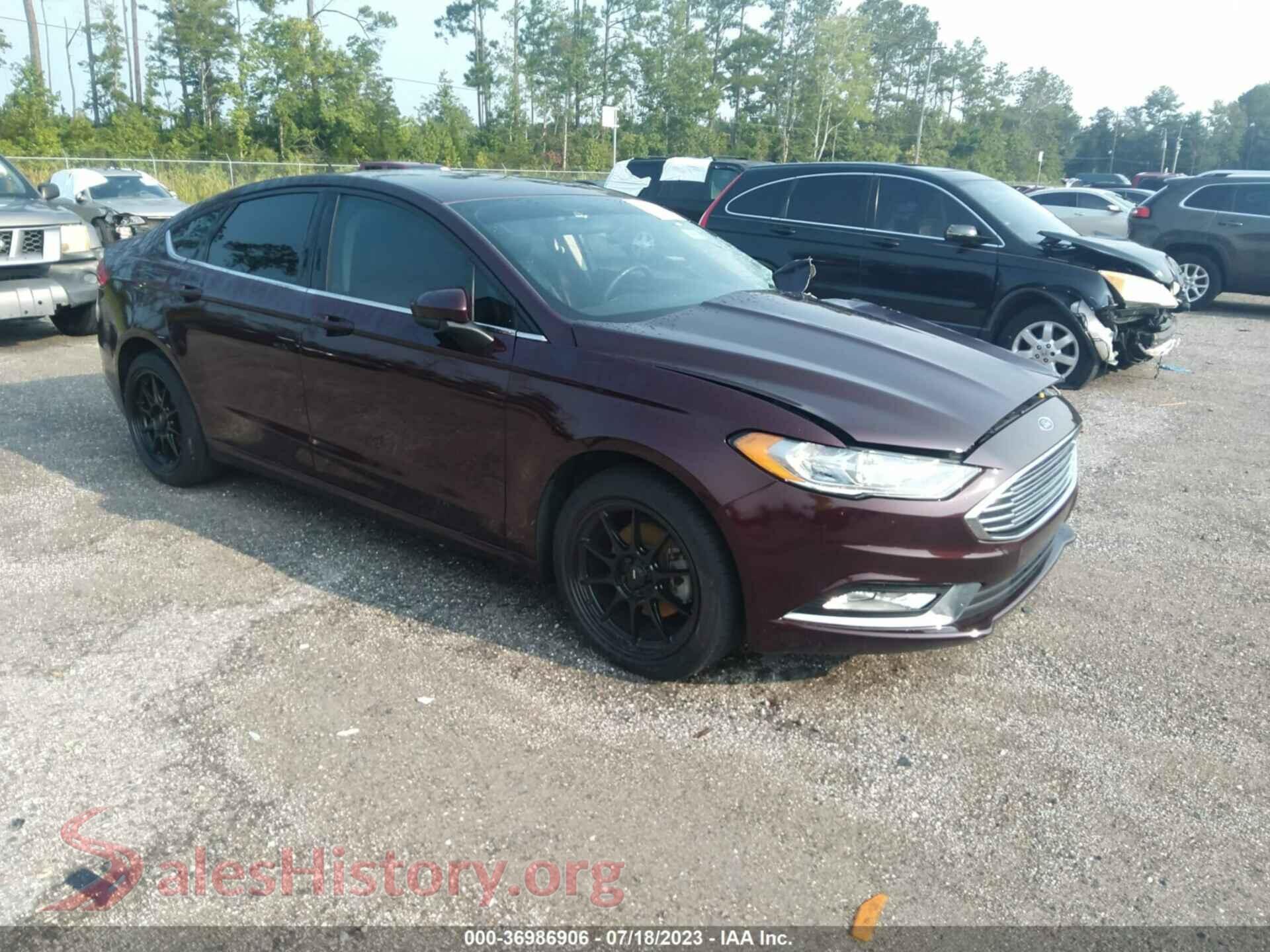 2017 FORD FUSION — VIN 3FA6P0HD0HR166467