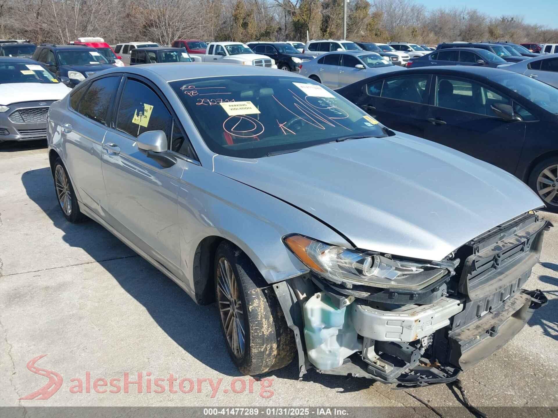 2017 FORD FUSION — VIN 3FA6P0HD4HR292721