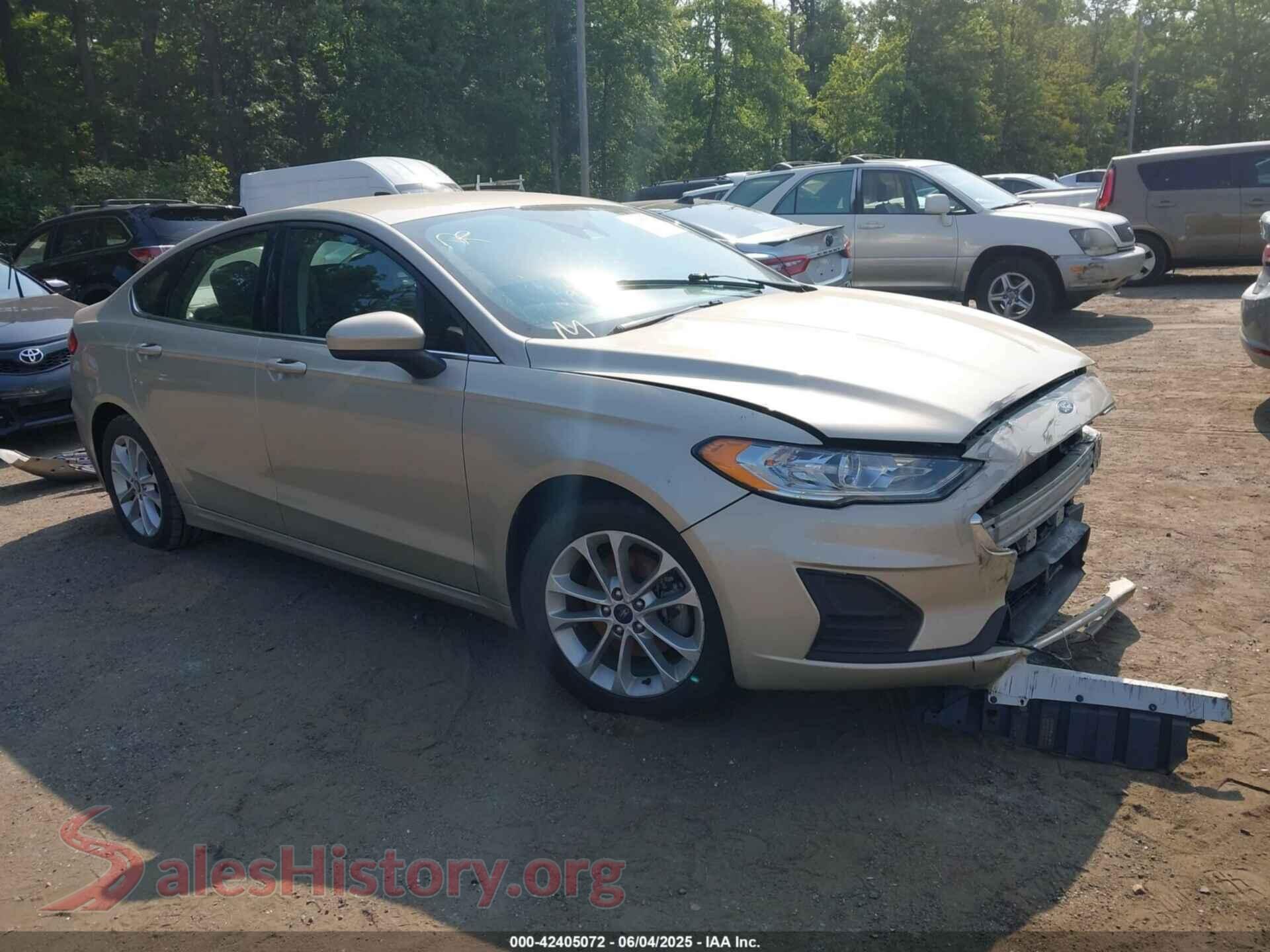 2019 FORD FUSION — VIN 3FA6P0HD4KR203656