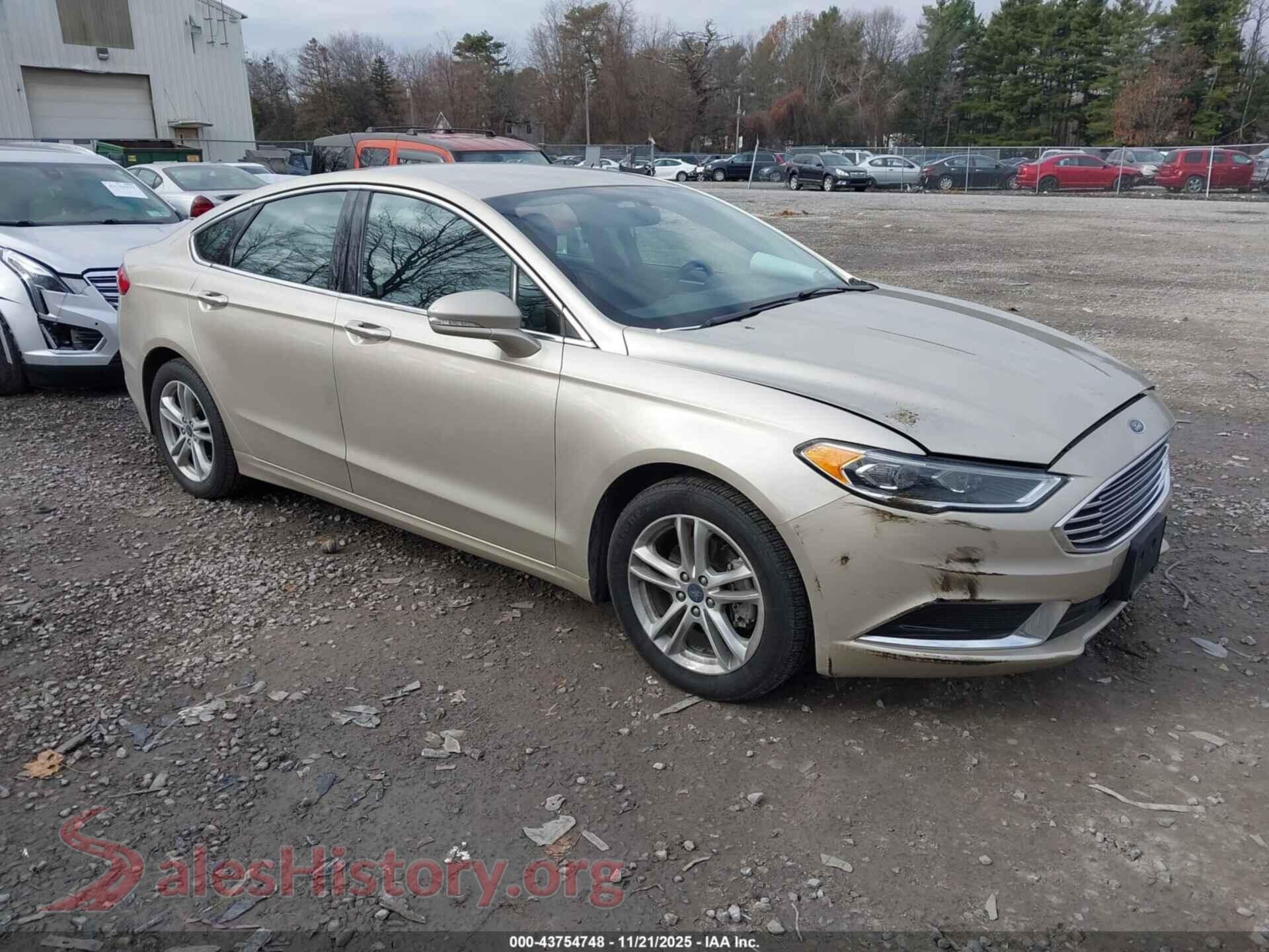 2018 FORD FUSION — VIN 3FA6P0HD7JR222569