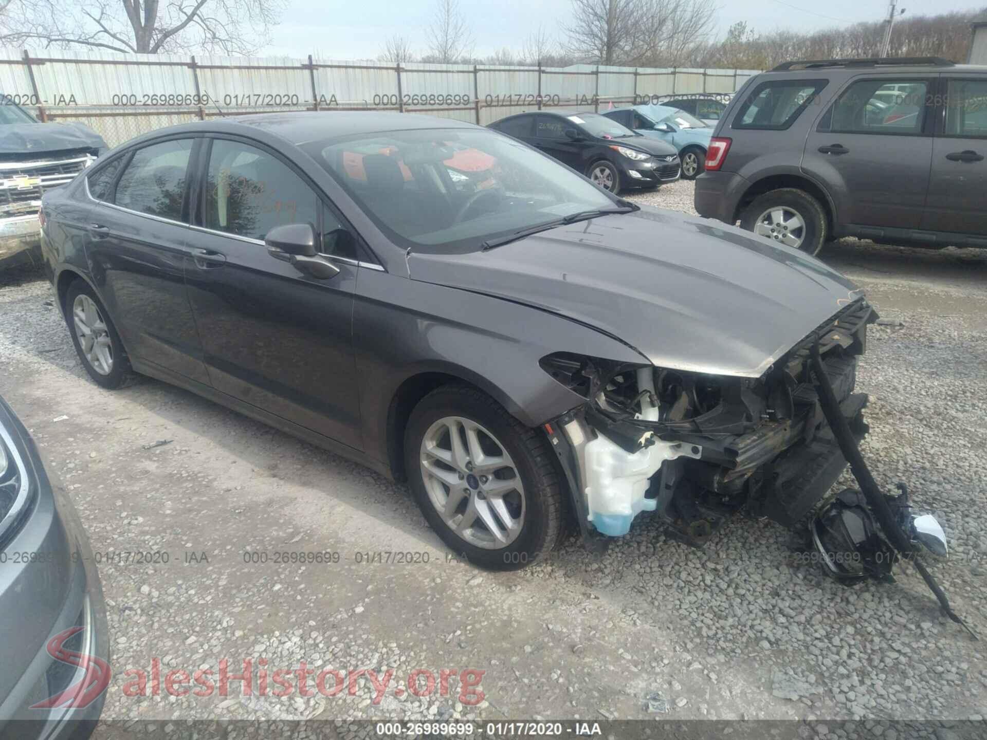 2013 FORD FUSION — VIN 3FA6P0HRXDR359795