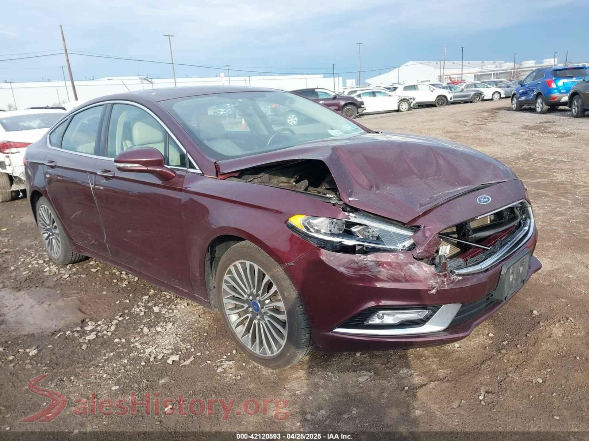 2017 FORD FUSION — VIN 3FA6P0K97HR131655
