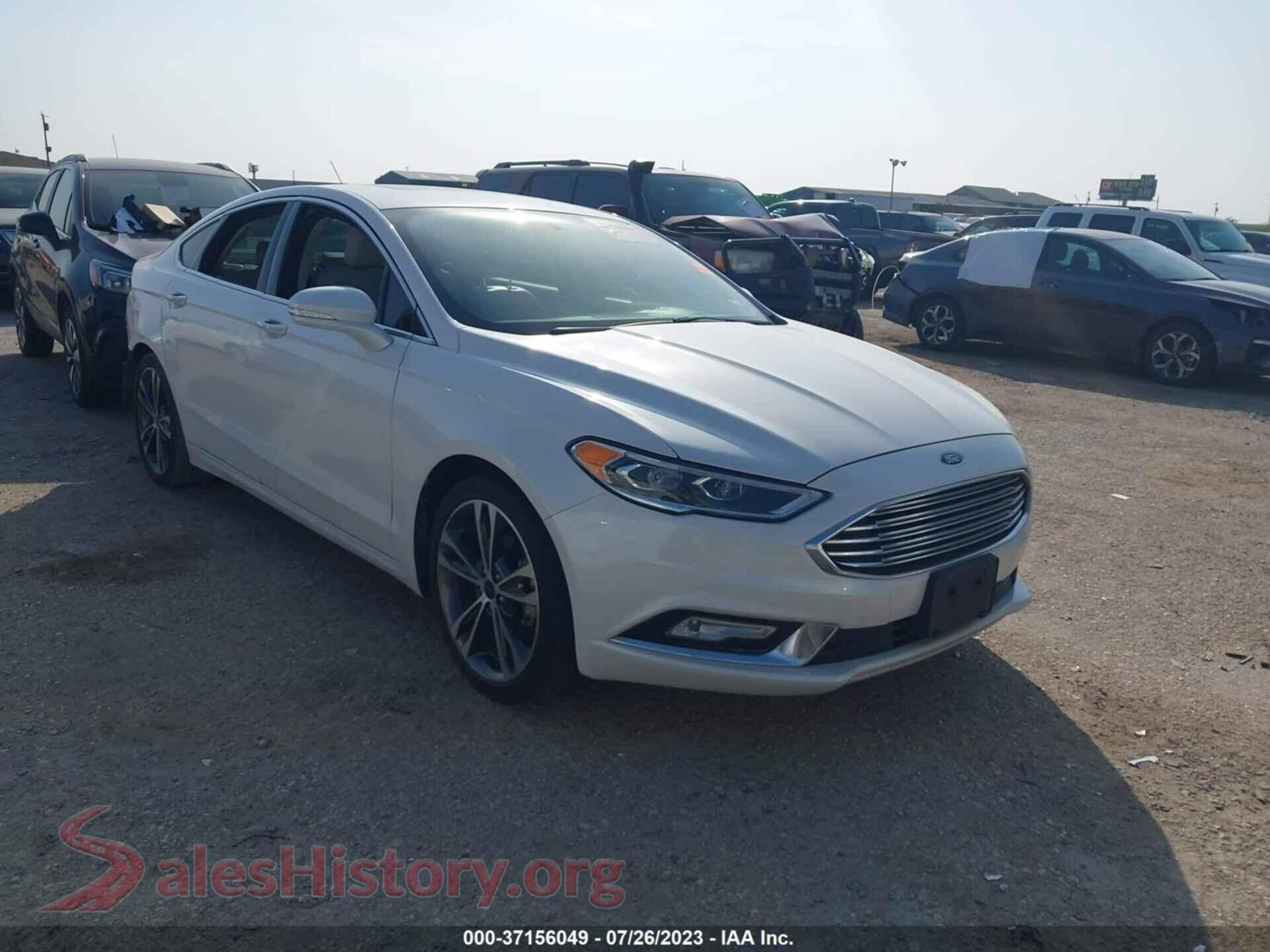 2017 FORD FUSION — VIN 3FA6P0K99HR292427