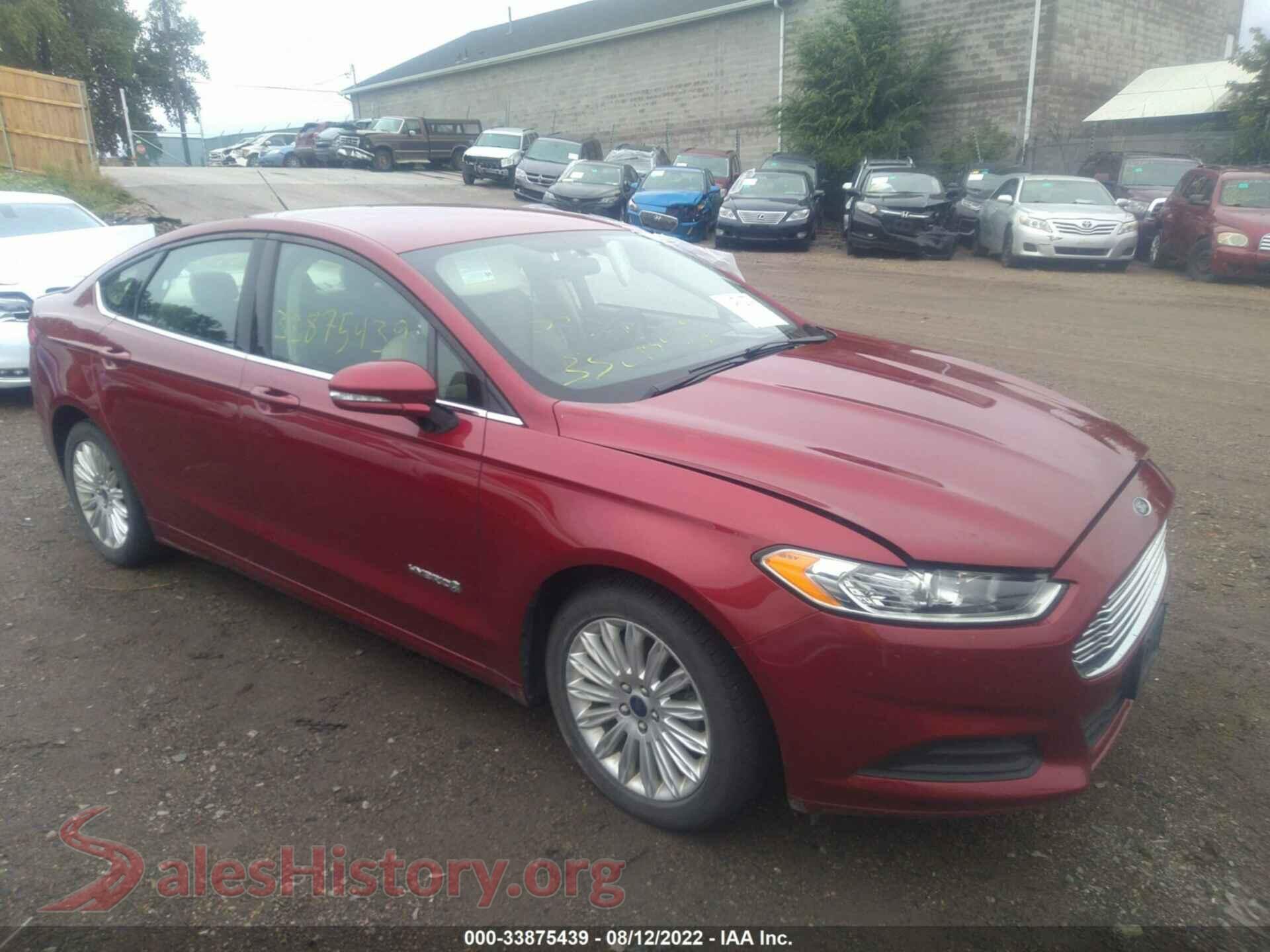 2014 FORD FUSION — VIN 3FA6P0LU0ER227500