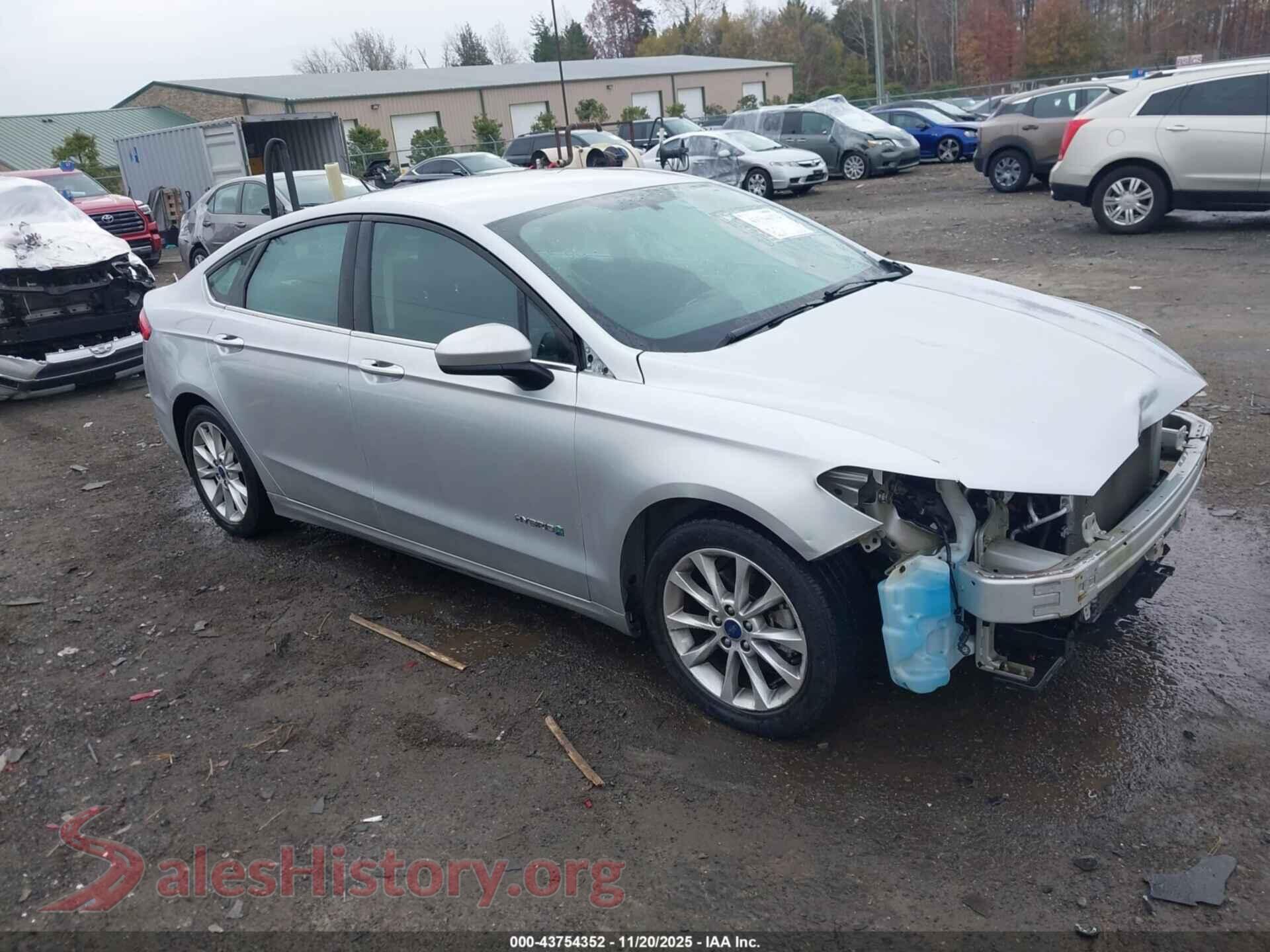 2017 FORD FUSION HYBRID — VIN 3FA6P0LU0HR103540