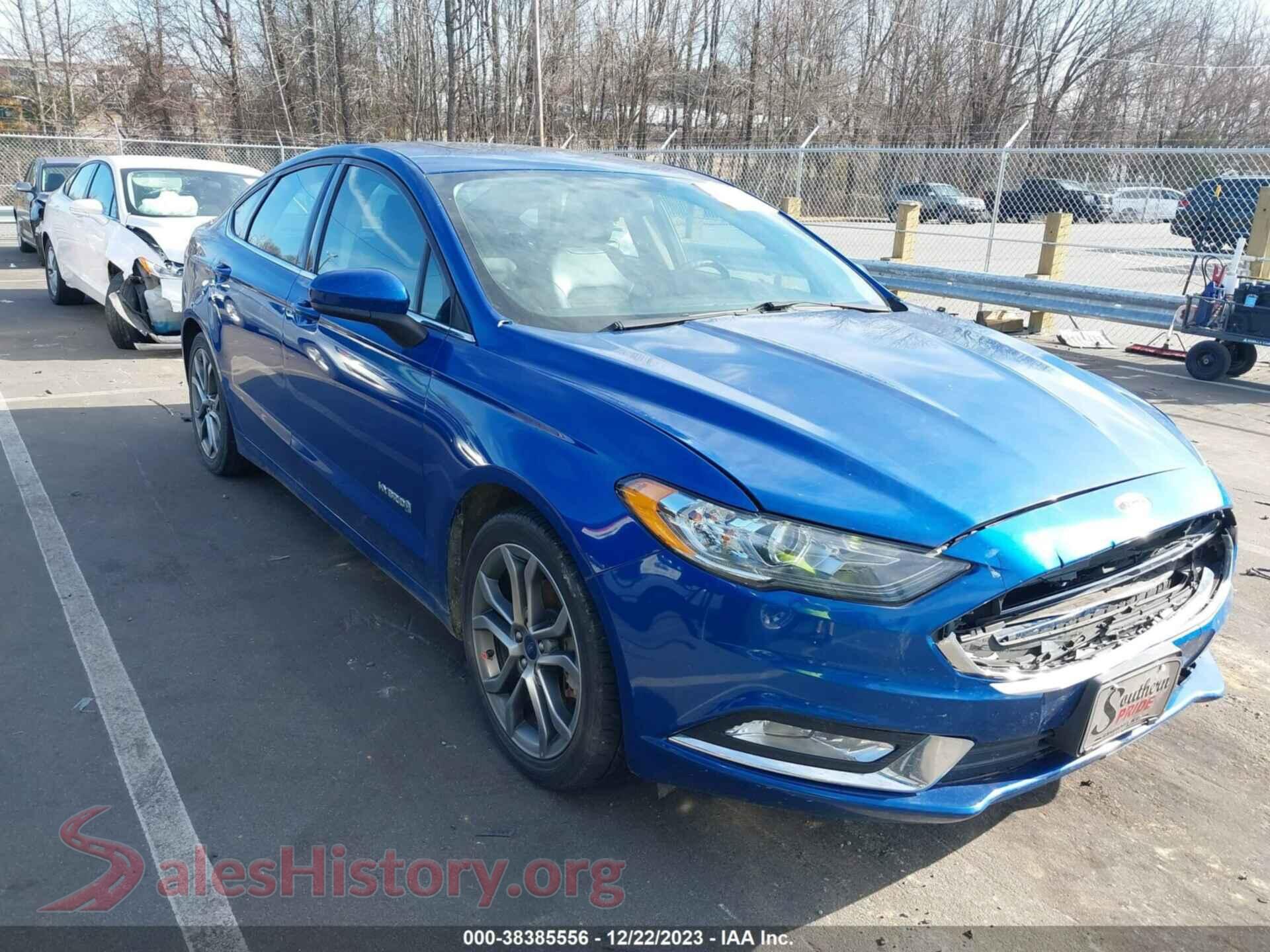2017 FORD FUSION HYBRID — VIN 3FA6P0LU0HR258668