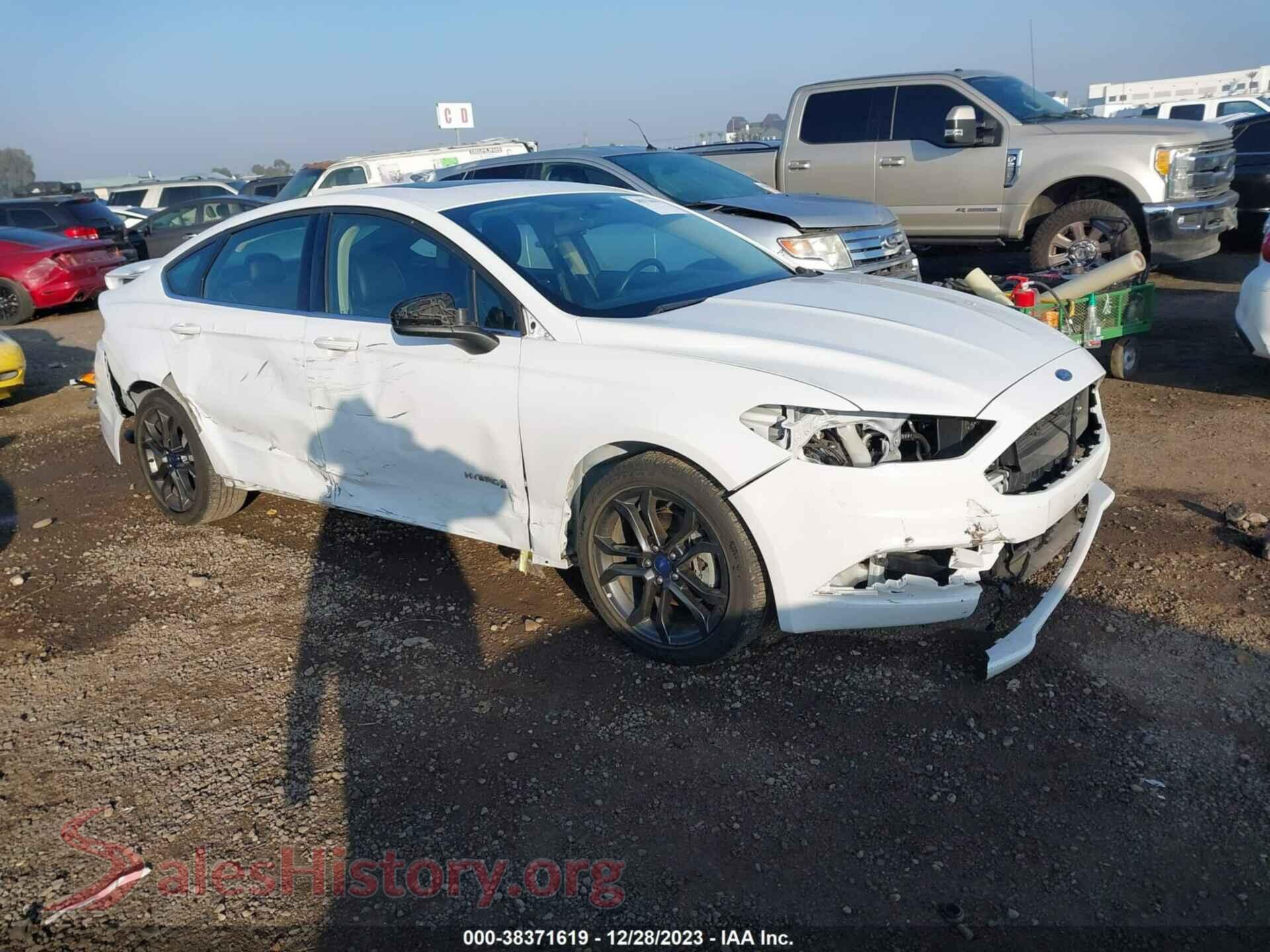 2018 FORD FUSION HYBRID — VIN 3FA6P0LU0JR225904