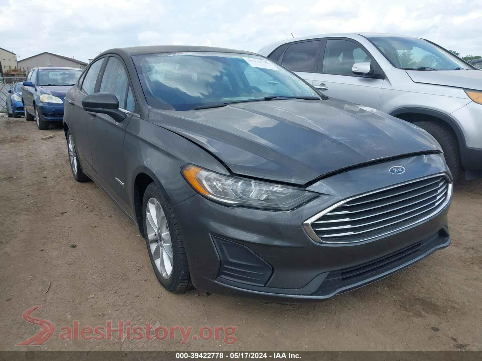 2019 FORD FUSION HYBRID — VIN 3FA6P0LU0KR167441