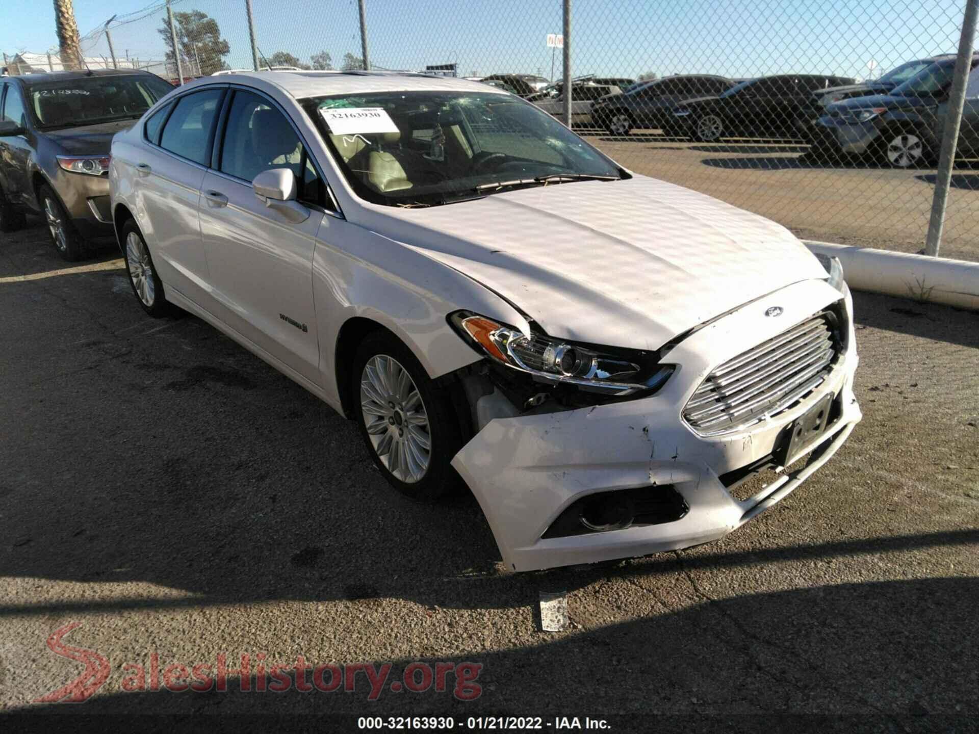 2014 FORD FUSION — VIN 3FA6P0LU1ER316606
