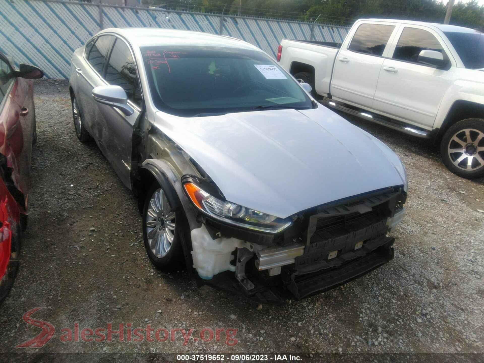 2016 FORD FUSION — VIN 3FA6P0LU1GR299471