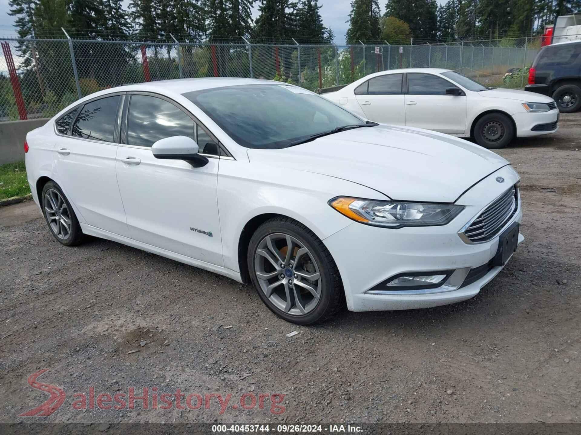 2017 FORD FUSION HYBRID — VIN 3FA6P0LU1HR165254