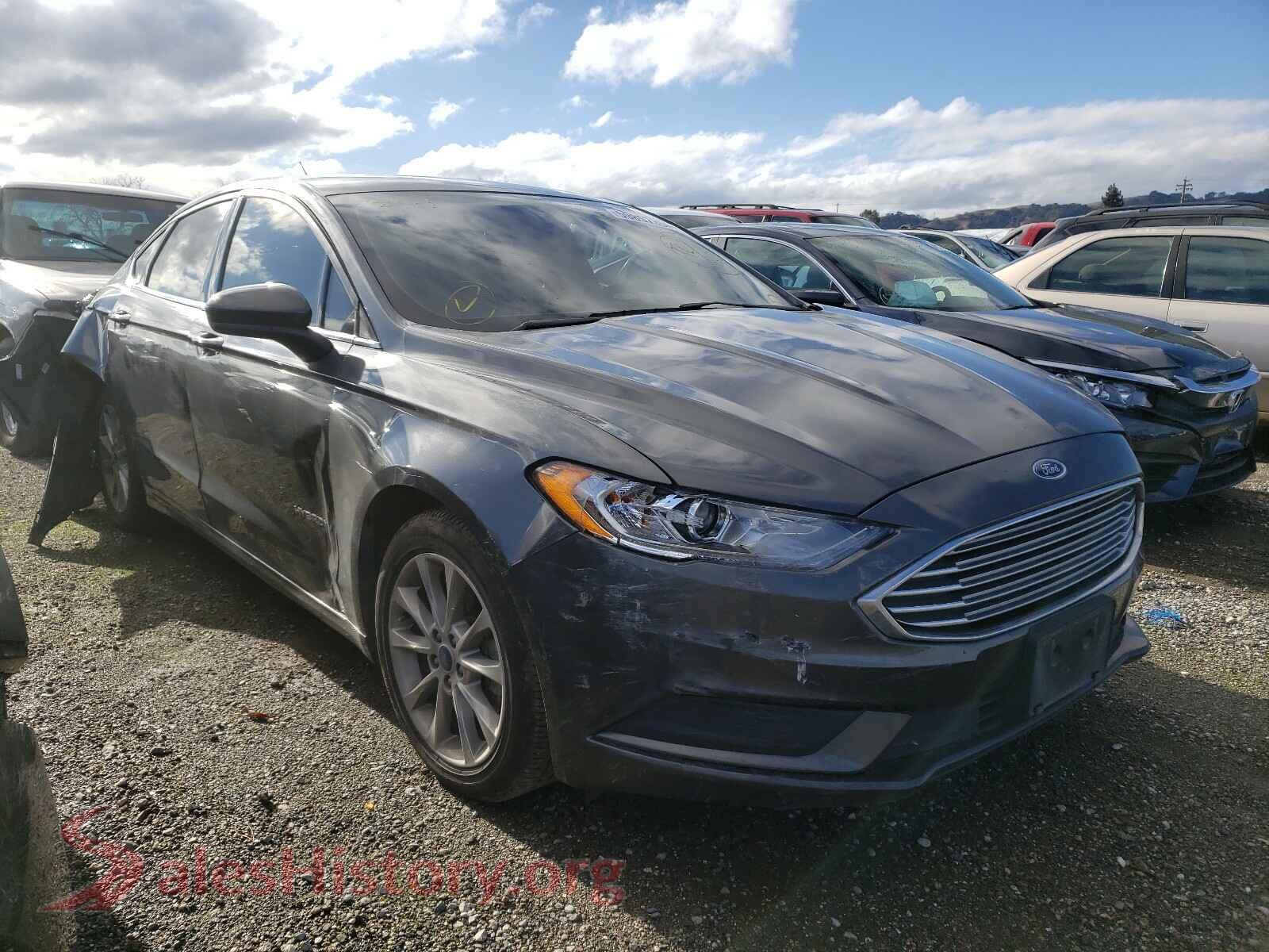 2017 FORD FUSION — VIN 3FA6P0LU1HR368533