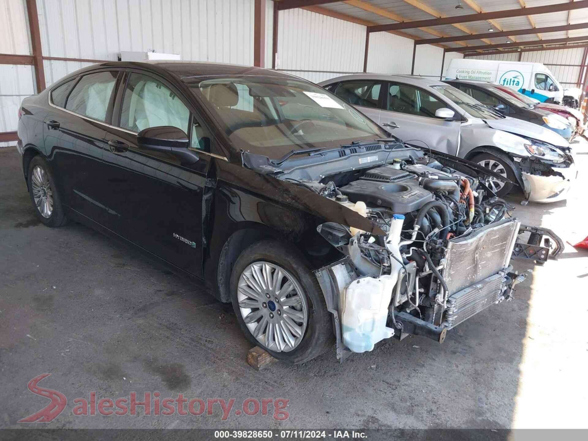 2019 FORD FUSION HYBRID — VIN 3FA6P0LU1KR142841