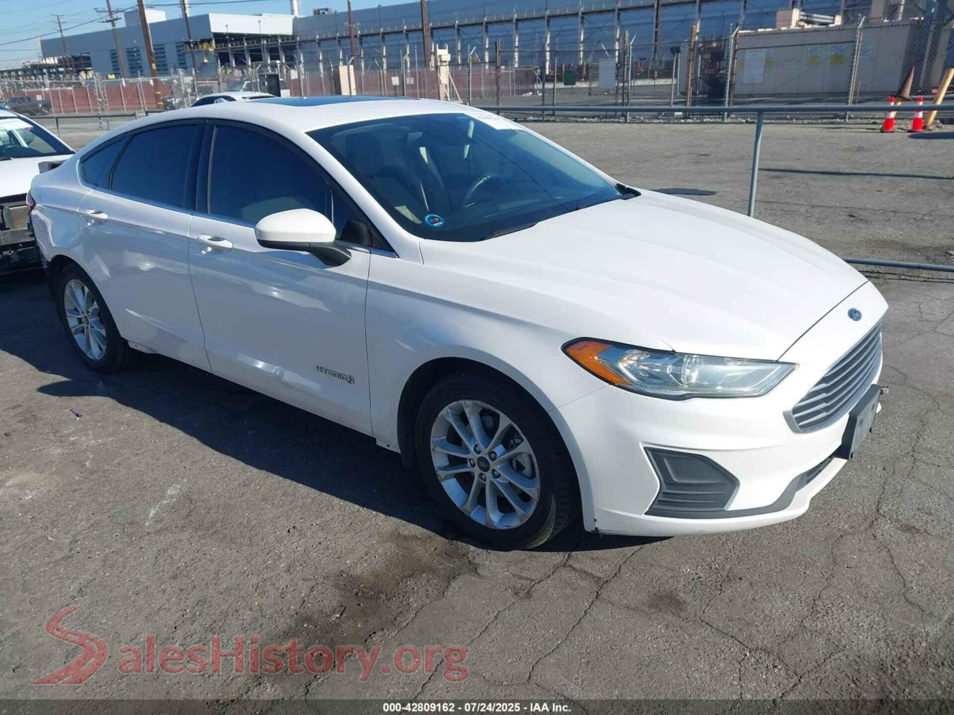 2019 FORD FUSION HYBRID — VIN 3FA6P0LU1KR149126