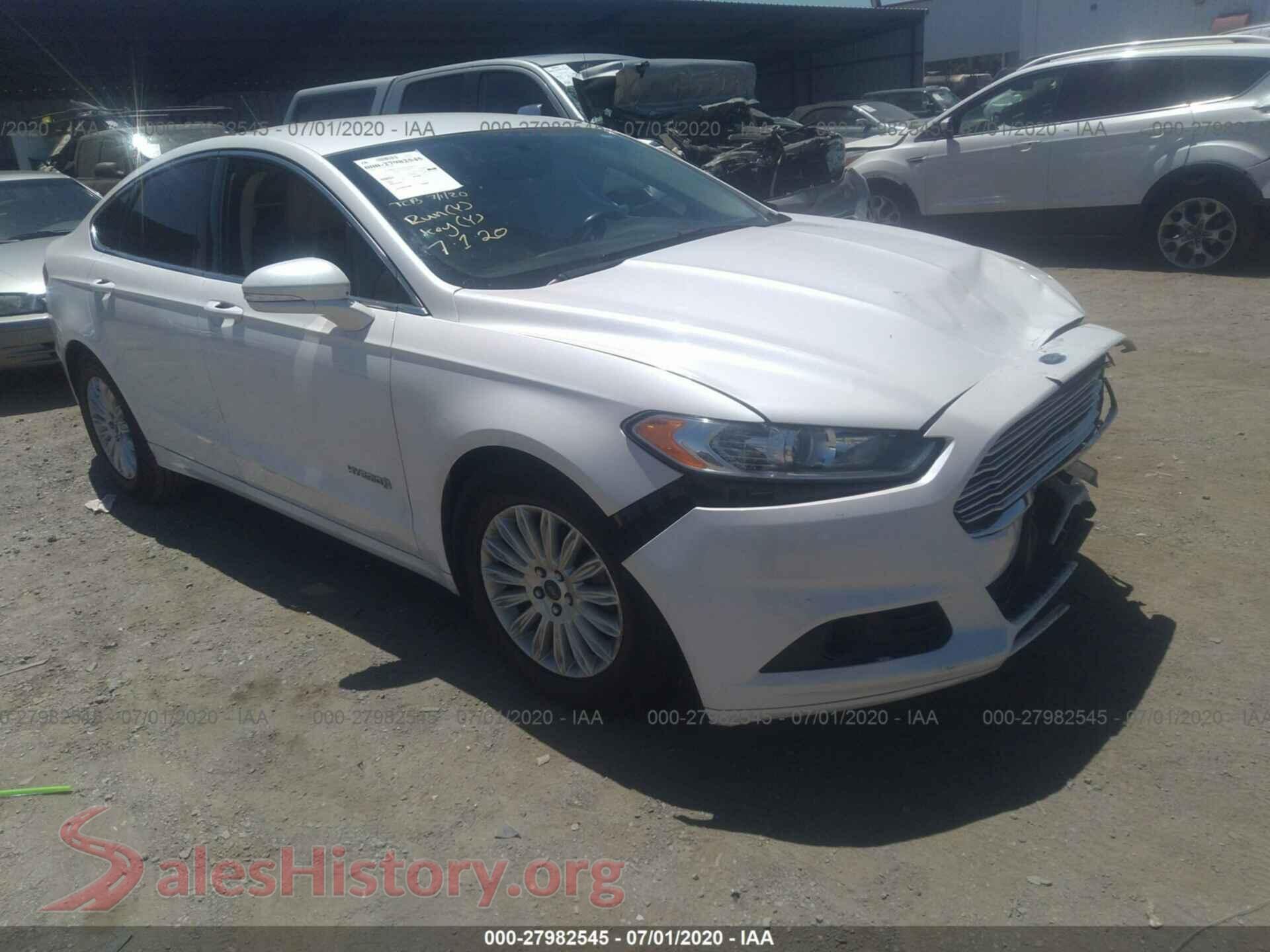2013 FORD FUSION — VIN 3FA6P0LU2DR157495