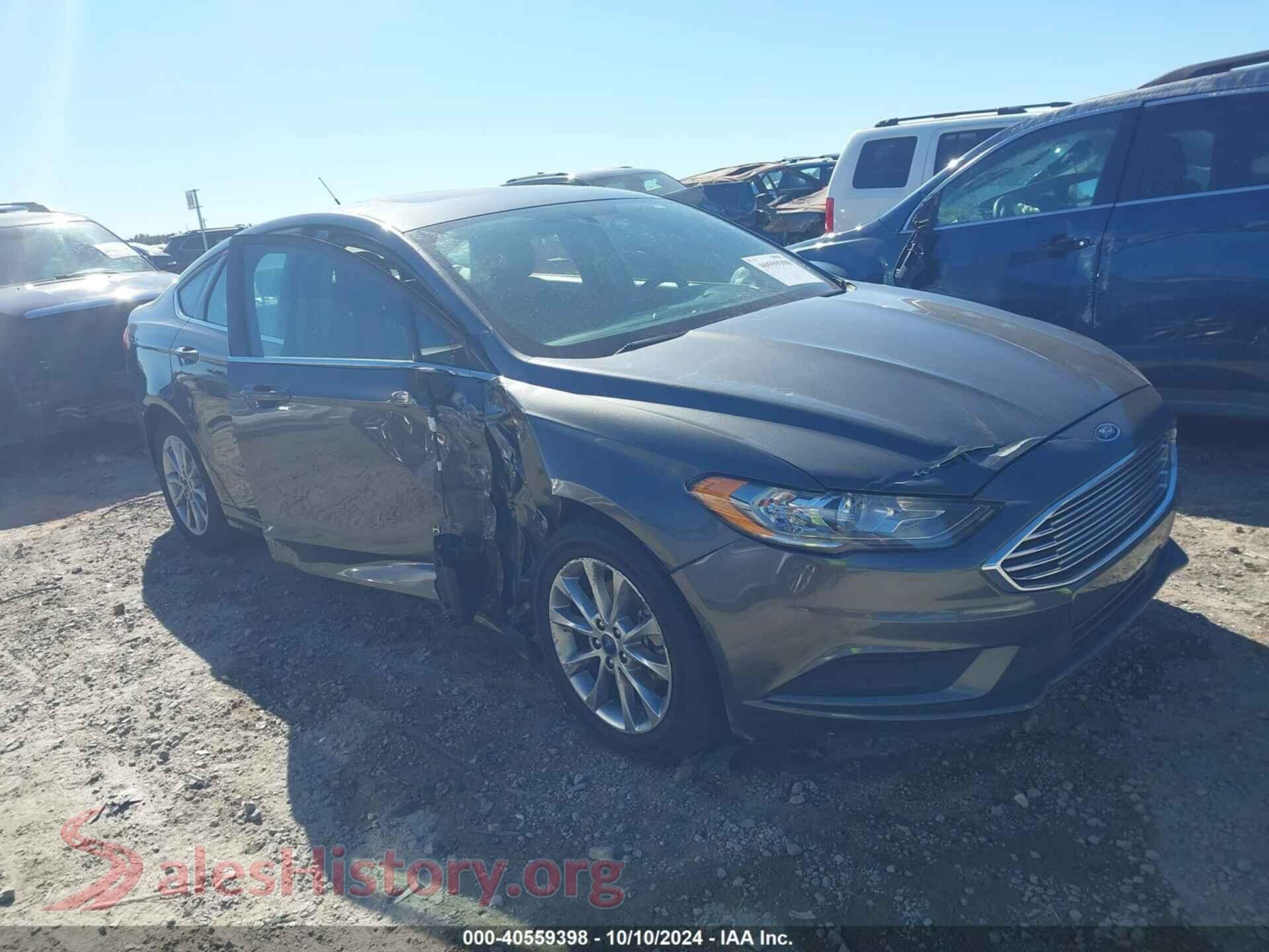 2017 FORD FUSION HYBRID — VIN 3FA6P0LU2HR324573