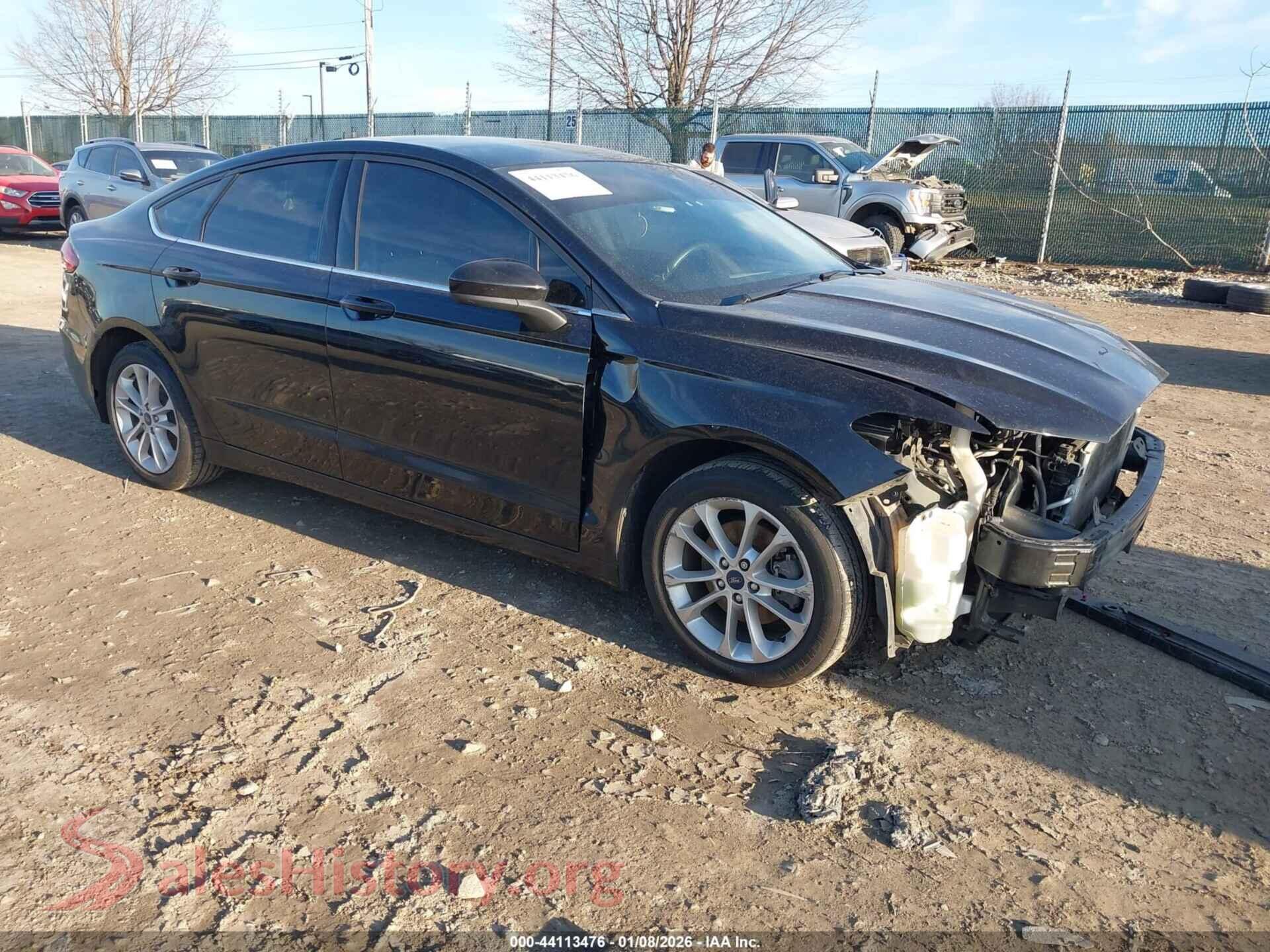 2020 FORD FUSION — VIN 3FA6P0LU2LR178460