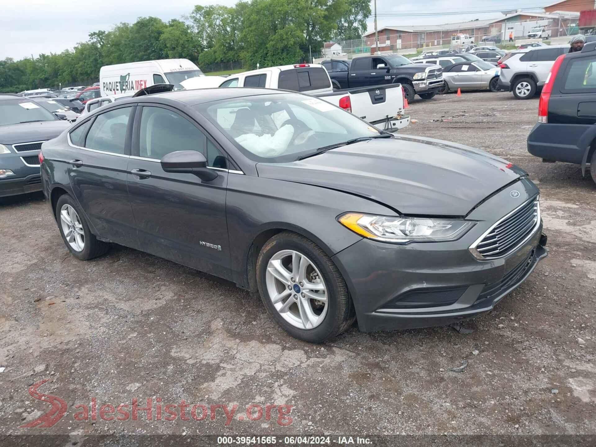2018 FORD FUSION — VIN 3FA6P0LU3JR272408