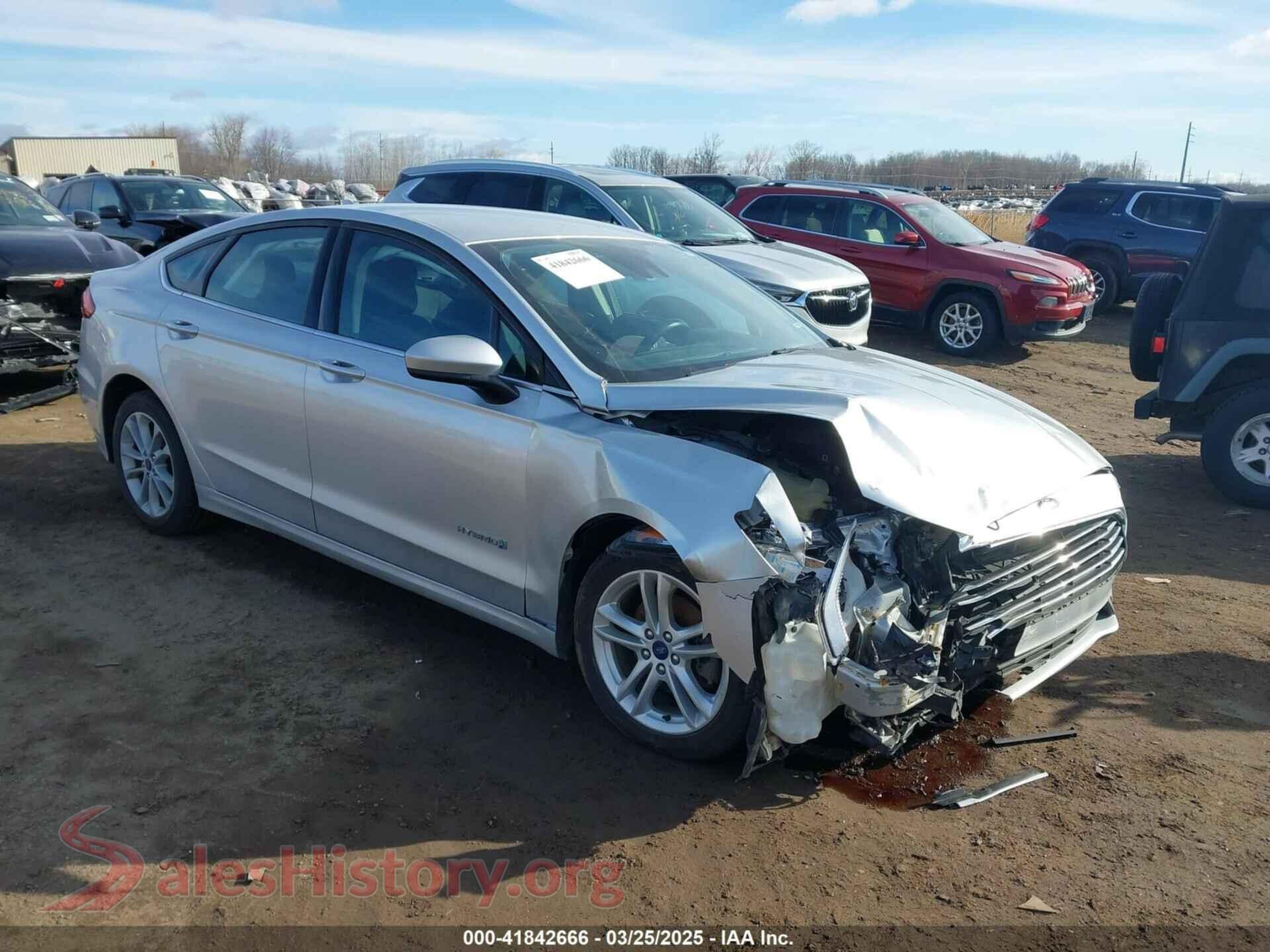2019 FORD FUSION HYBRID — VIN 3FA6P0LU4KR105363