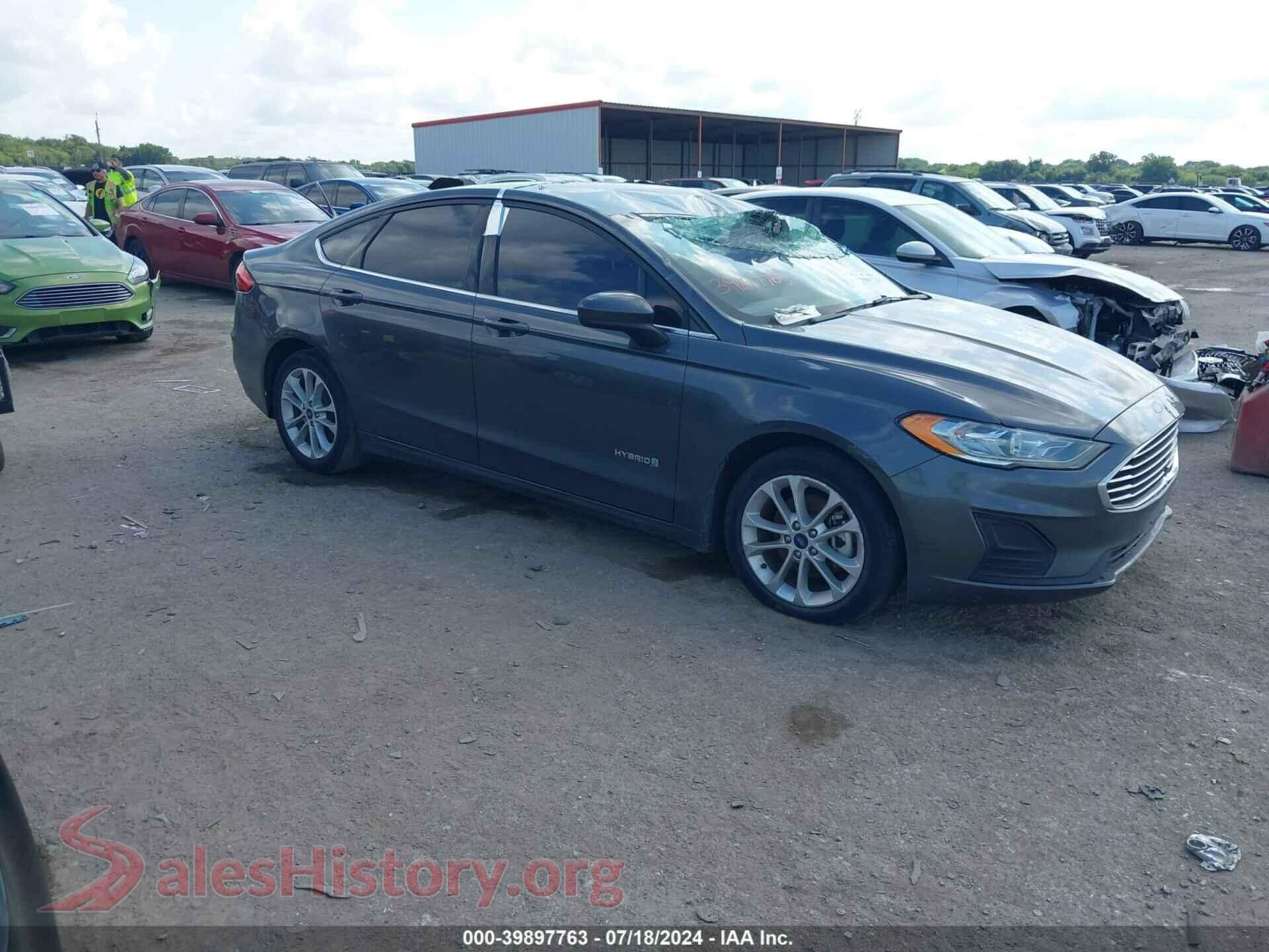 2019 FORD FUSION HYBRID — VIN 3FA6P0LU4KR206693