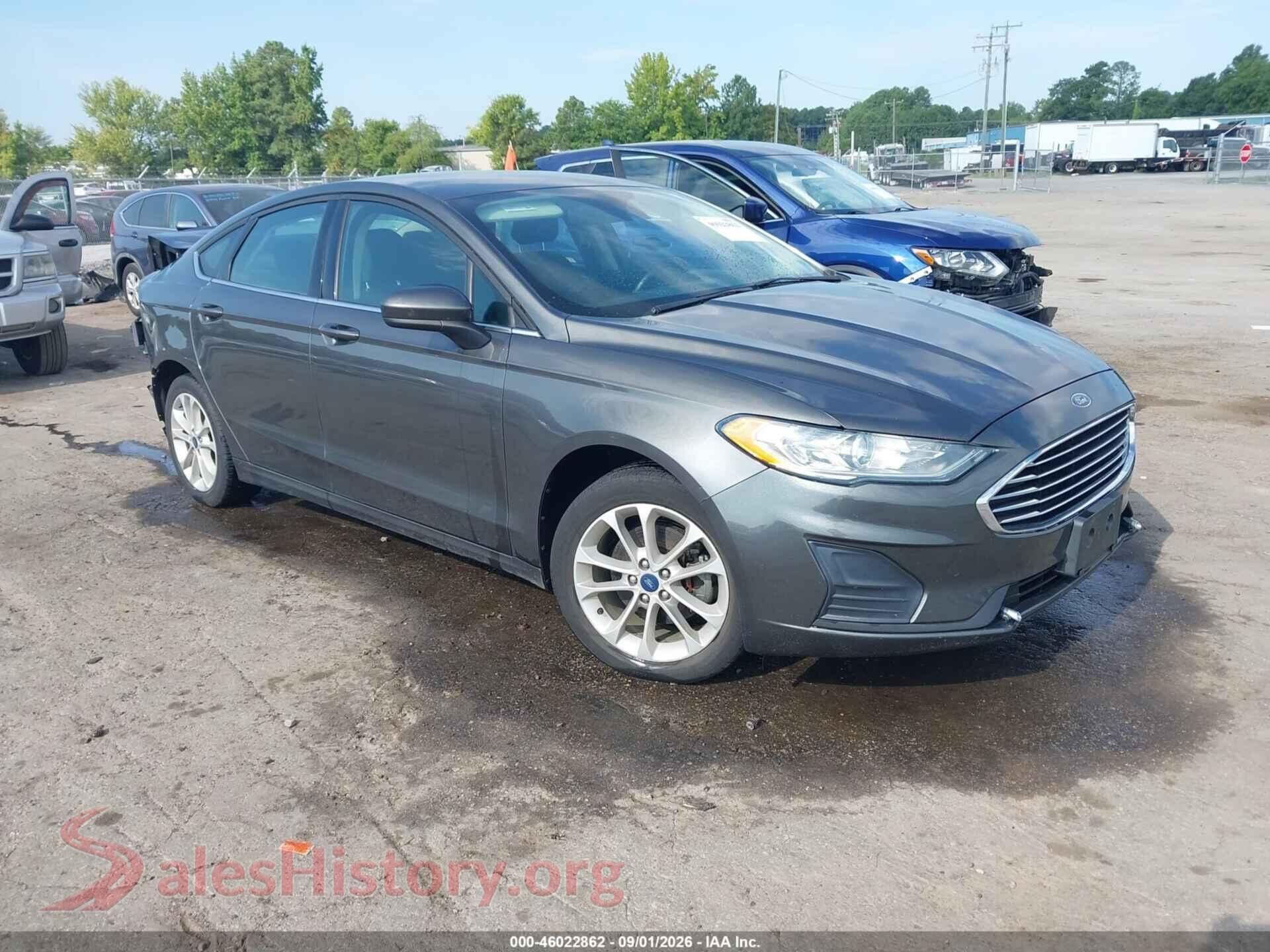 2020 FORD FUSION — VIN 3FA6P0LU4LR266619