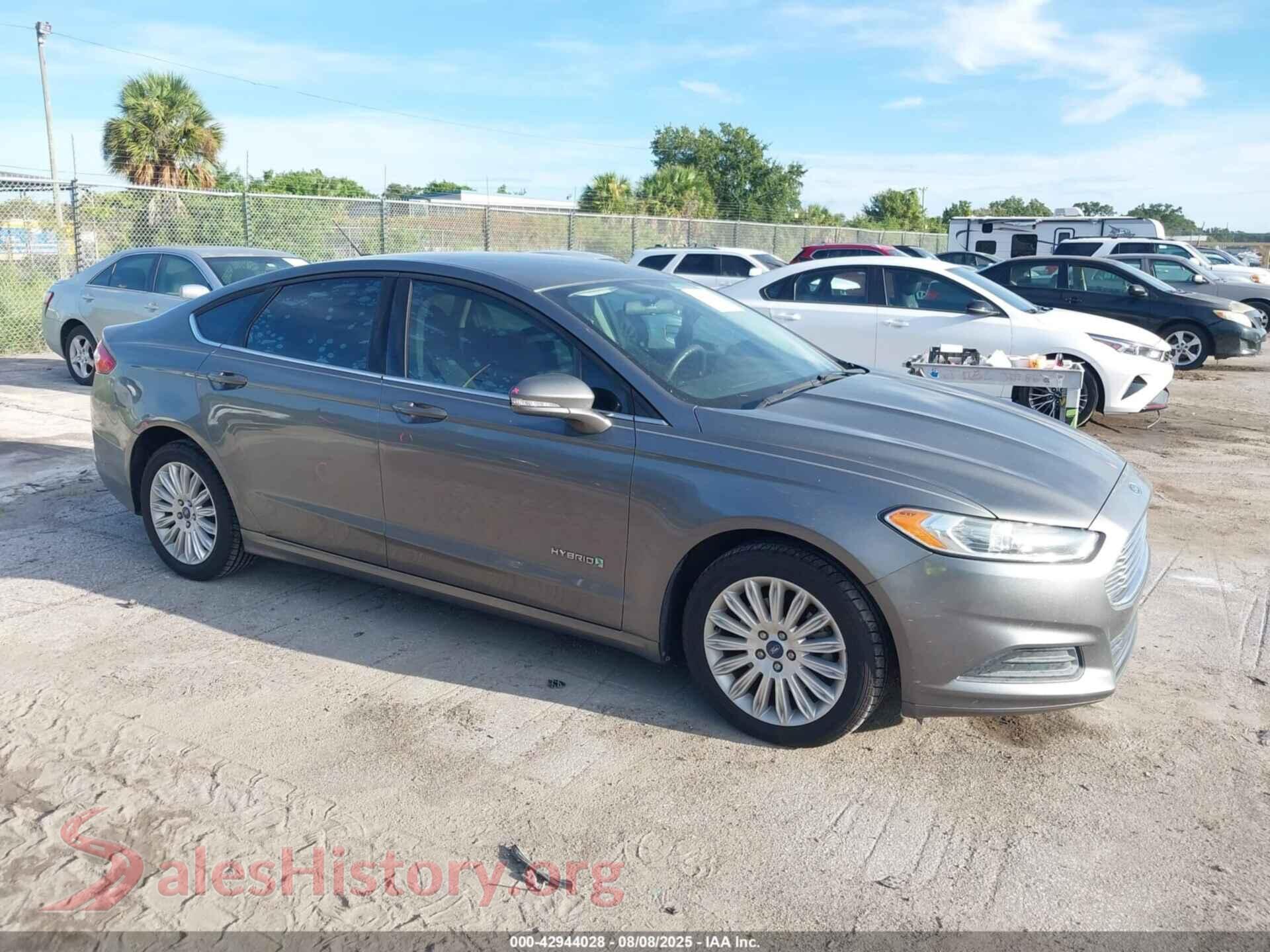 2014 FORD FUSION HYBRID — VIN 3FA6P0LU5ER222129