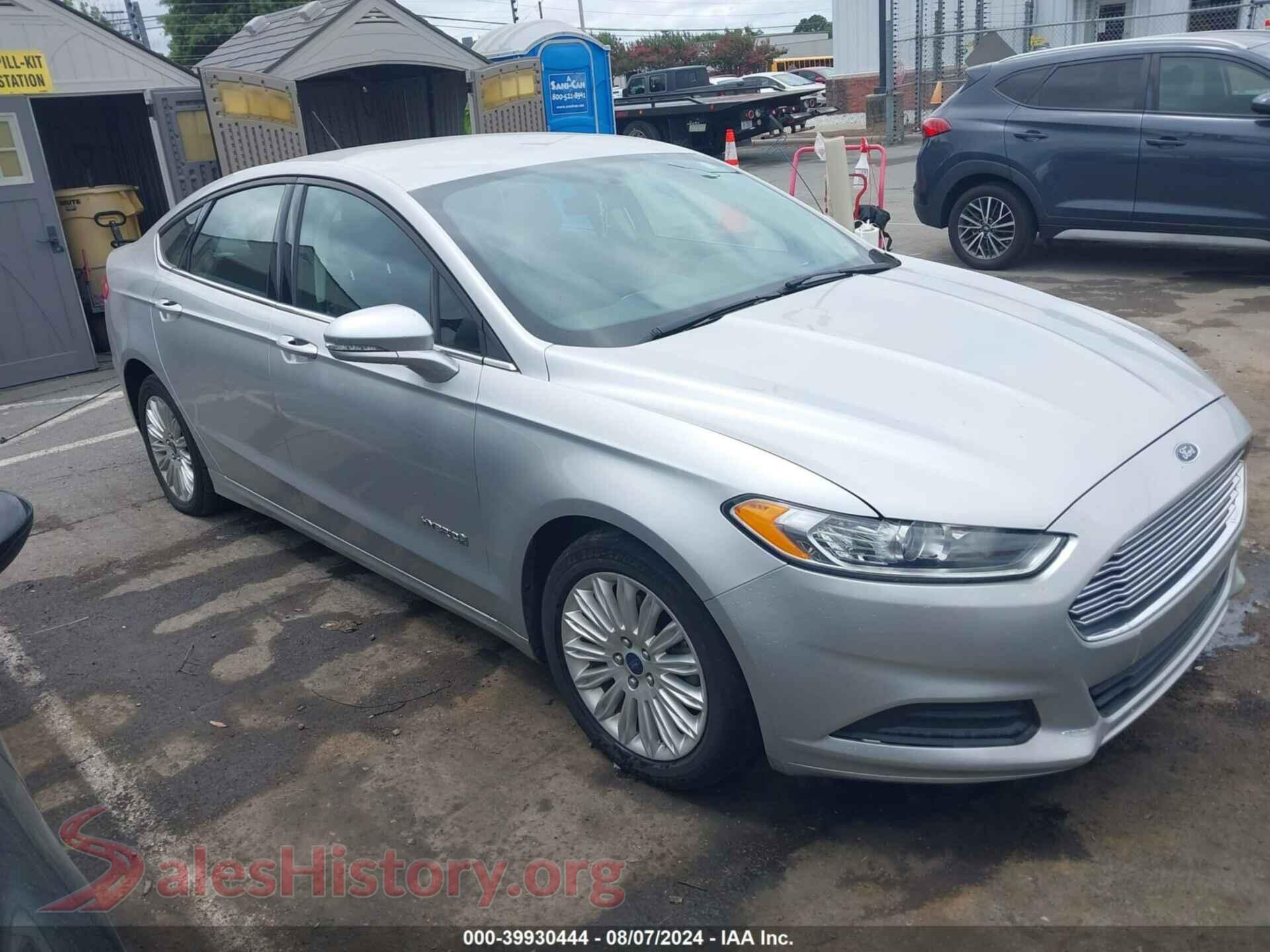 2014 FORD FUSION HYBRID — VIN 3FA6P0LU5ER397982