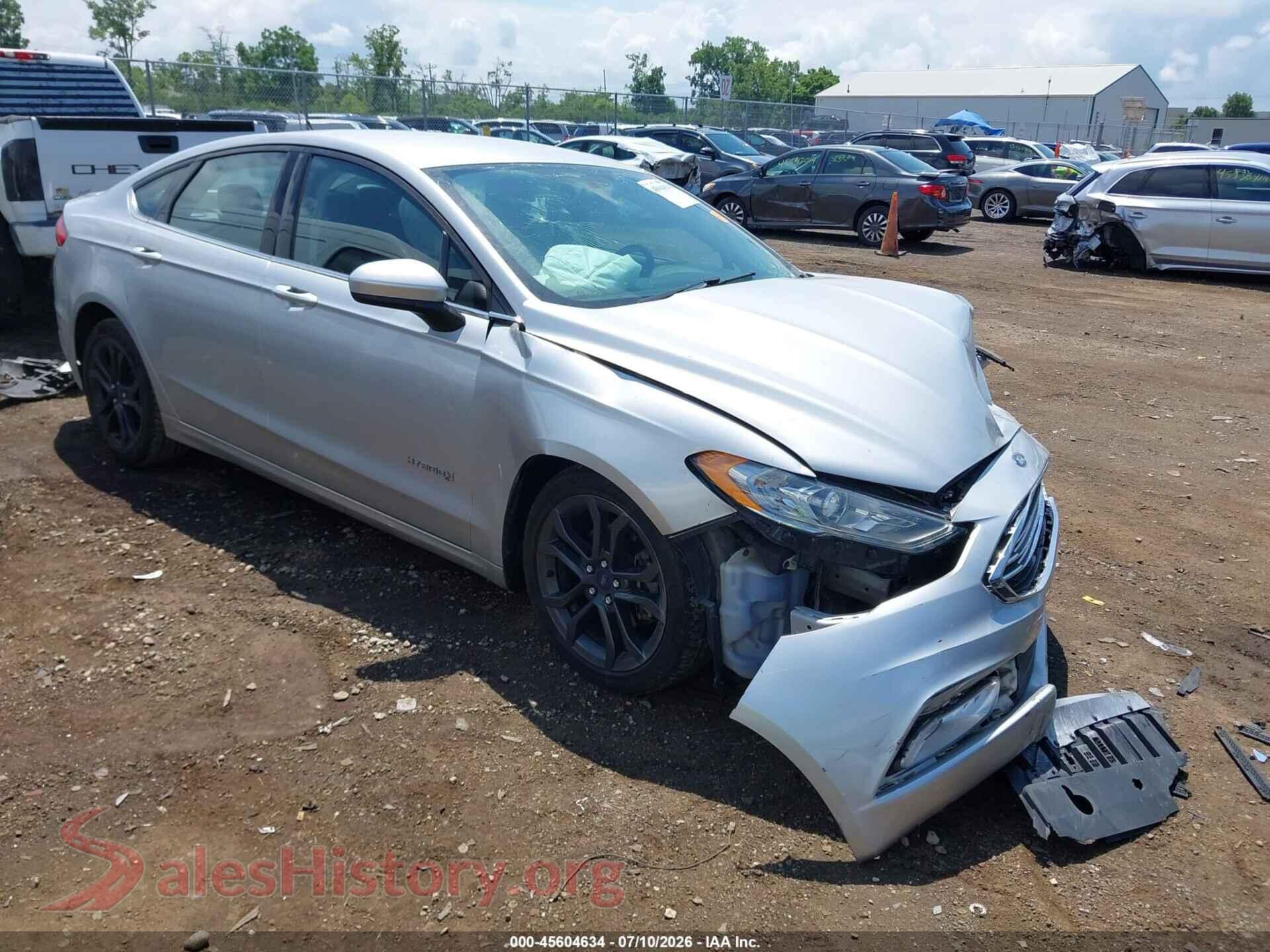 2018 FORD FUSION HYBRID — VIN 3FA6P0LU5JR169796