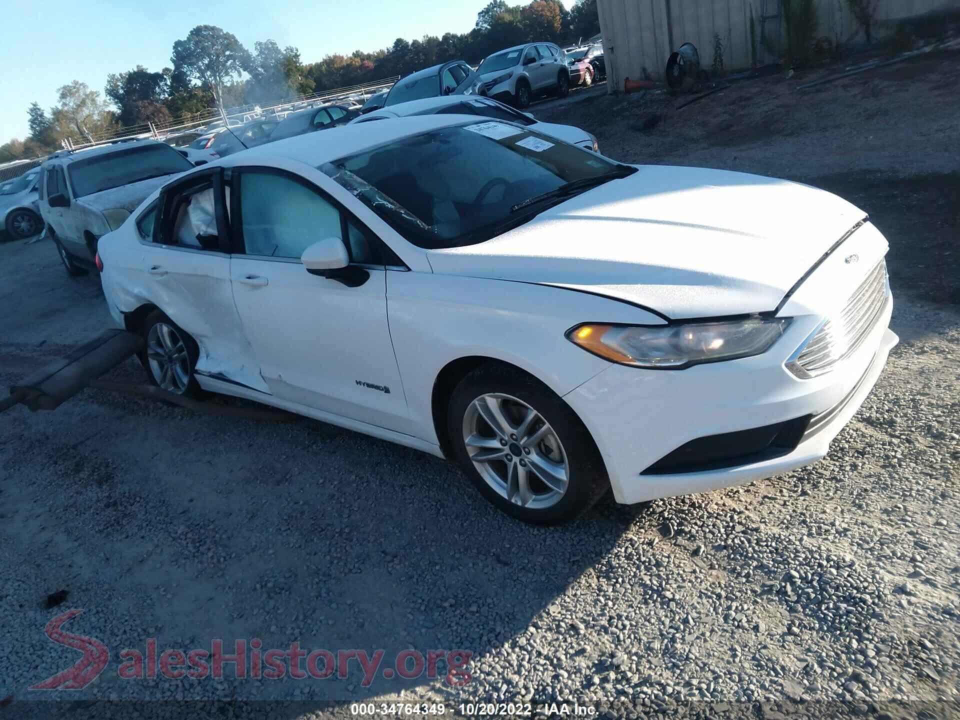 2018 FORD FUSION HYBRID — VIN 3FA6P0LU5JR172486