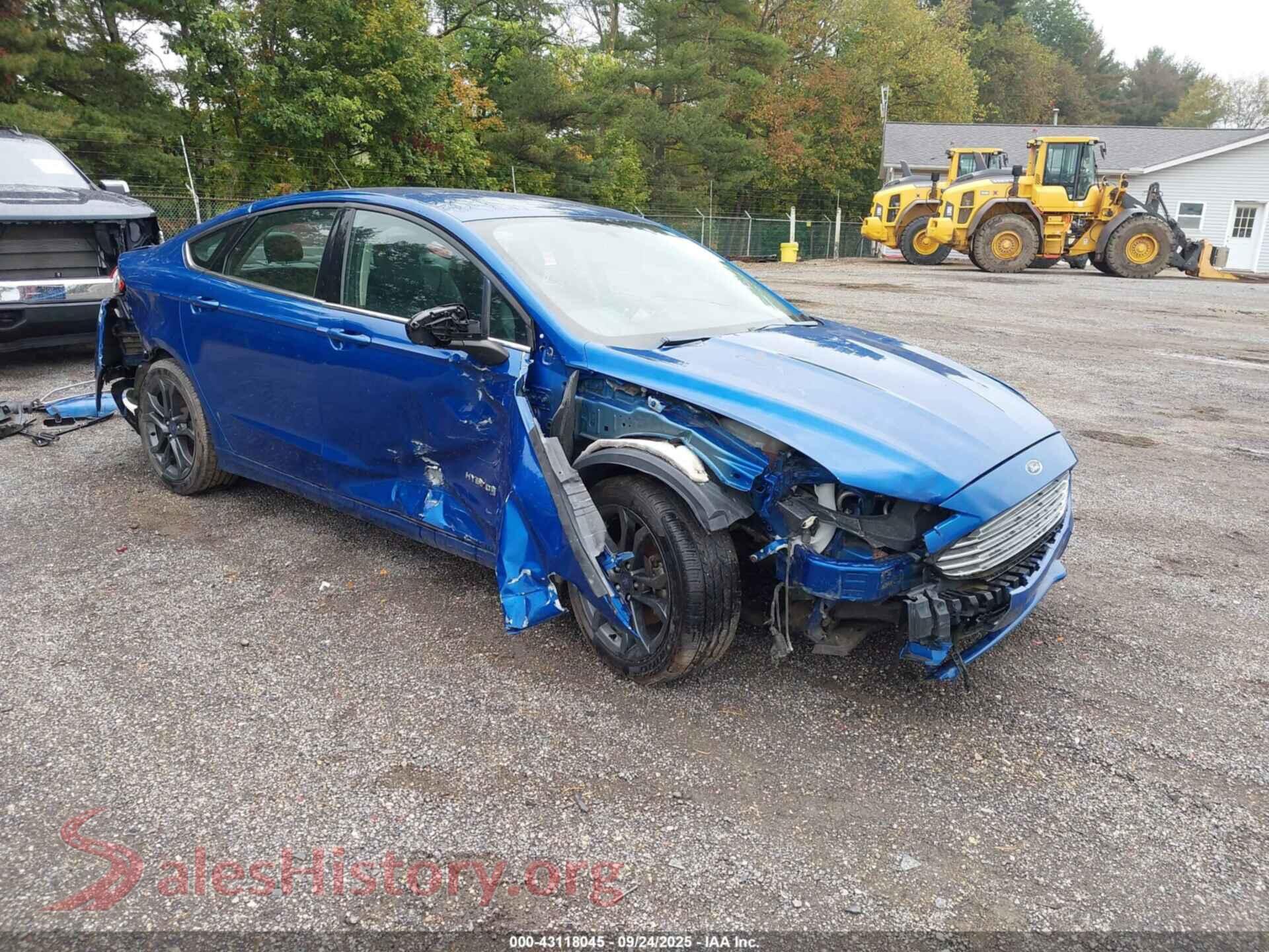 2018 FORD FUSION HYBRID — VIN 3FA6P0LU5JR197338