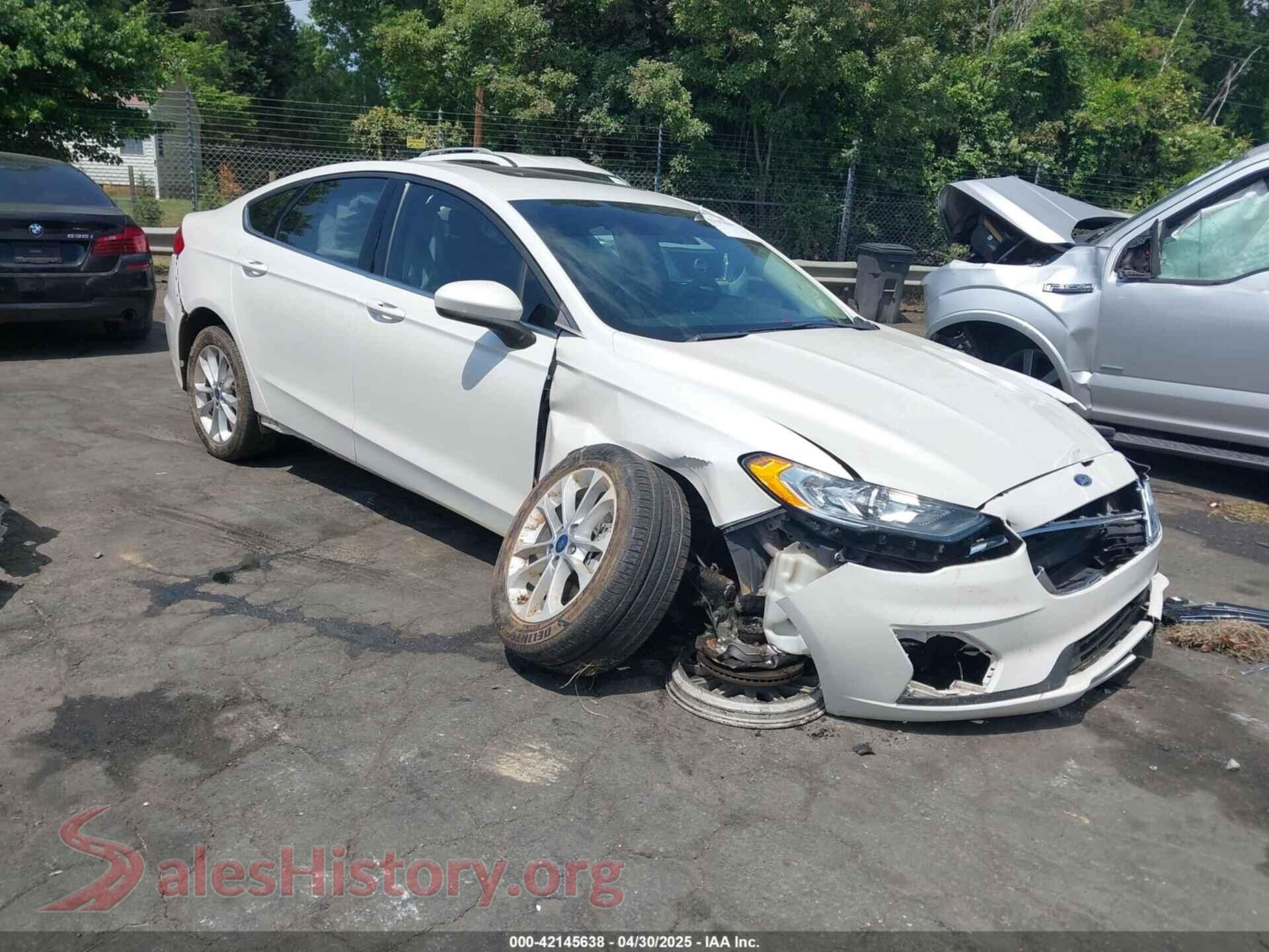 2020 FORD FUSION — VIN 3FA6P0LU5LR153942
