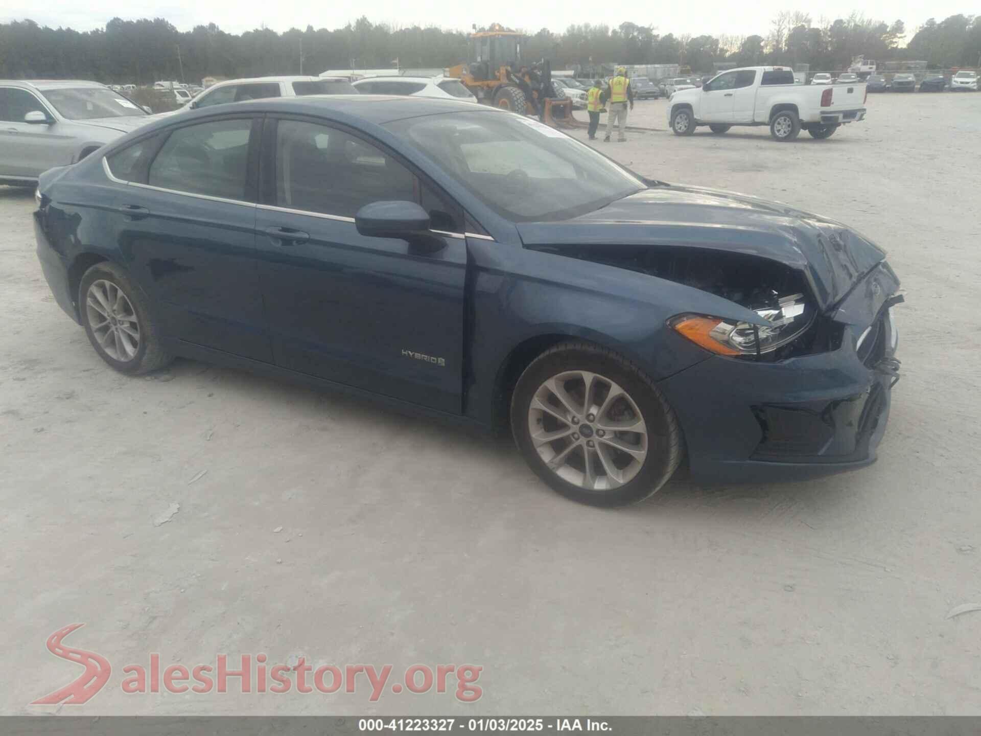 2019 FORD FUSION HYBRID — VIN 3FA6P0LU6KR208543