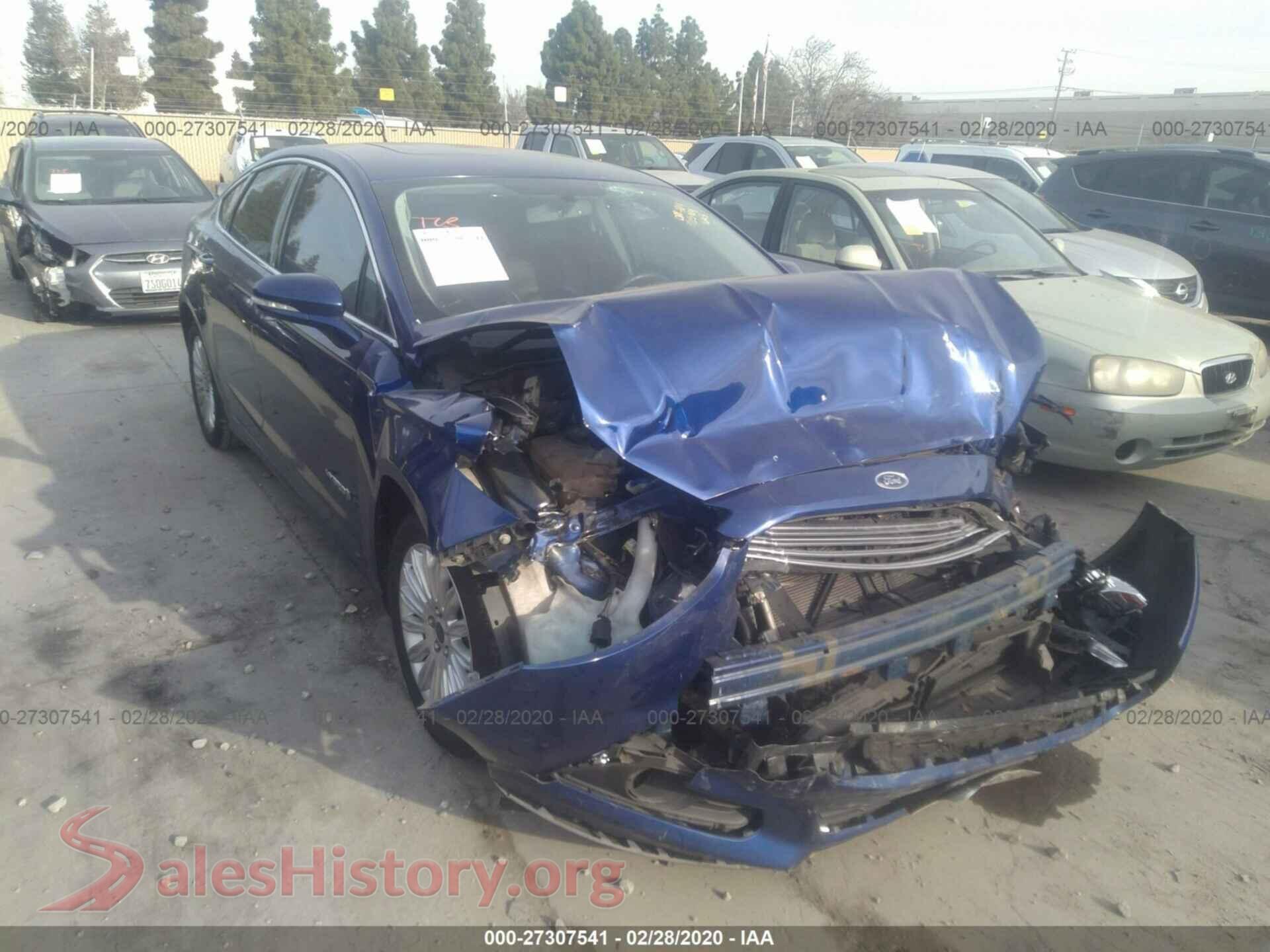 2014 FORD FUSION — VIN 3FA6P0LU7ER357855