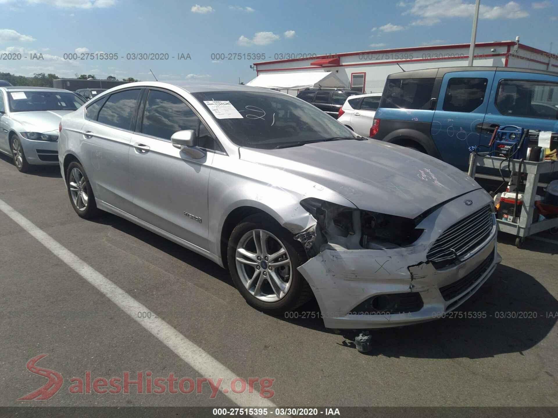 2016 FORD FUSION — VIN 3FA6P0LU7GR127123
