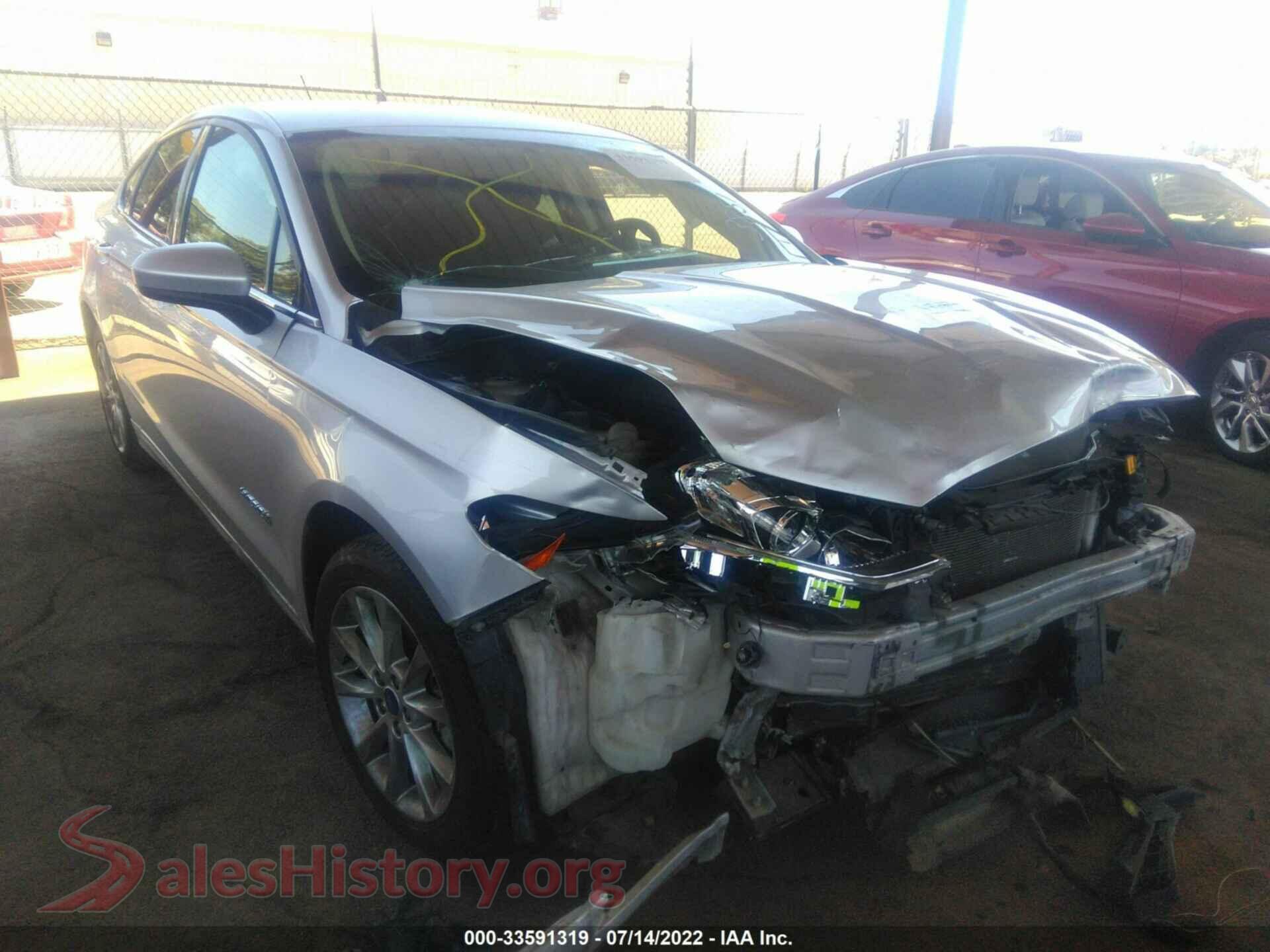 2017 FORD FUSION — VIN 3FA6P0LU7HR373851