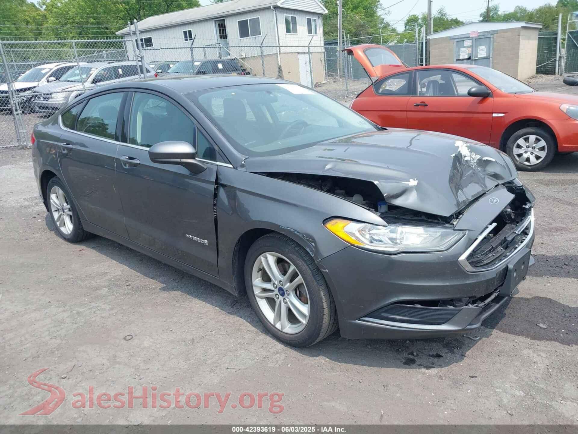 2018 FORD FUSION HYBRID — VIN 3FA6P0LU7JR234535