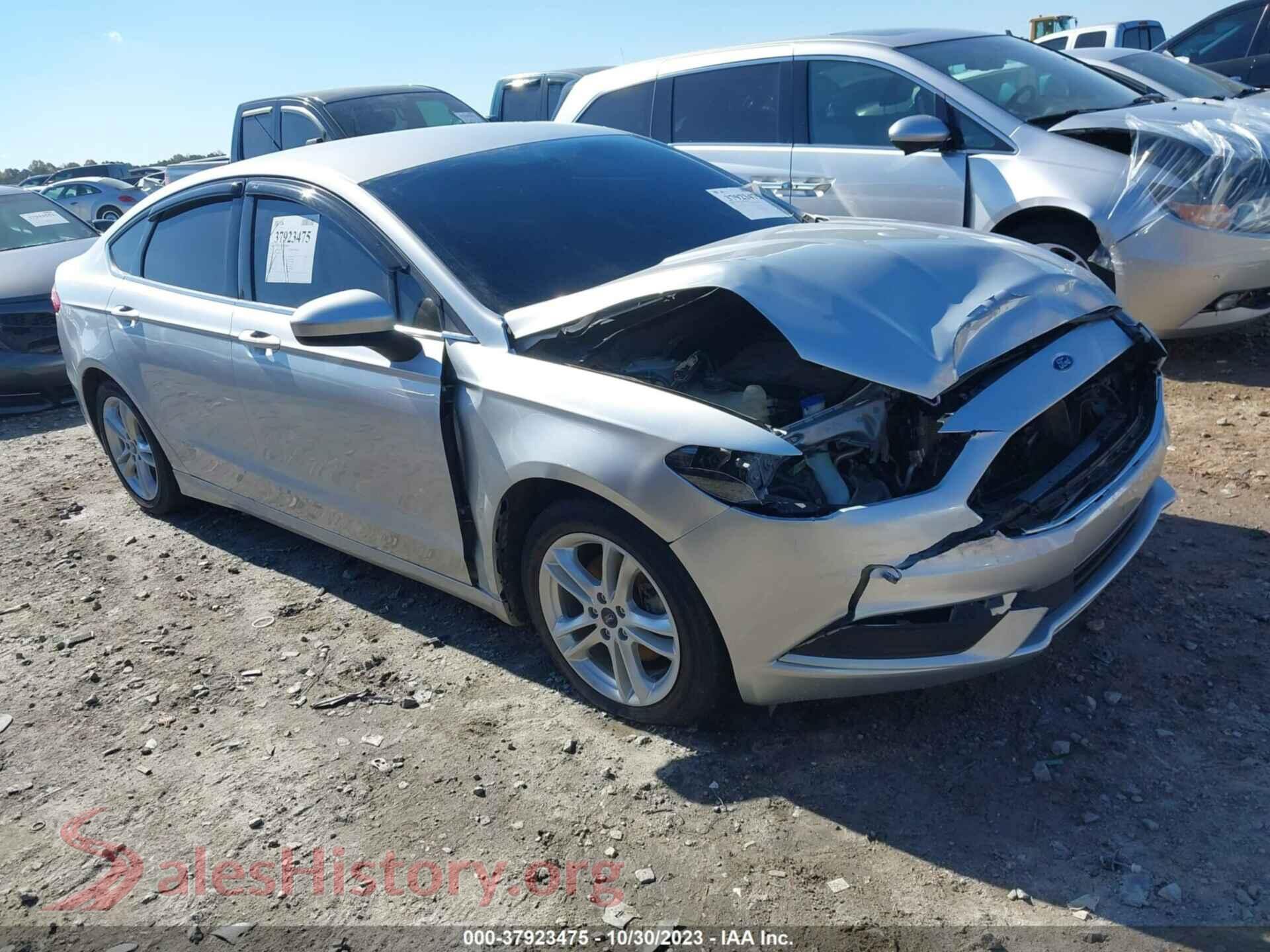 2018 FORD FUSION HYBRID — VIN 3FA6P0LU8JR152474