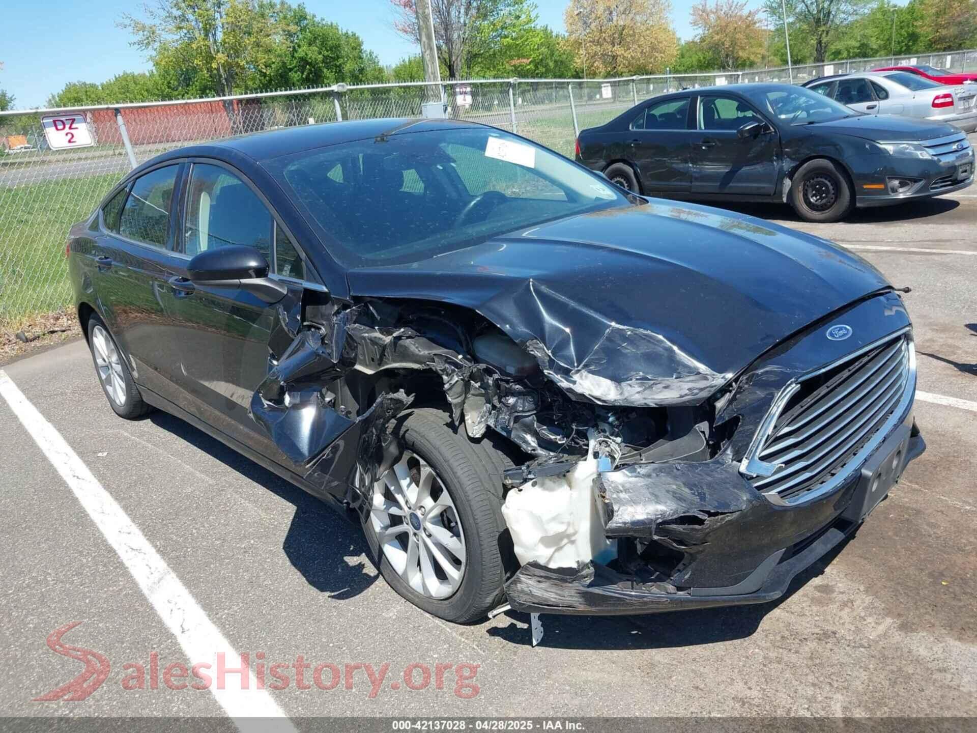 2019 FORD FUSION HYBRID — VIN 3FA6P0LU8KR192071