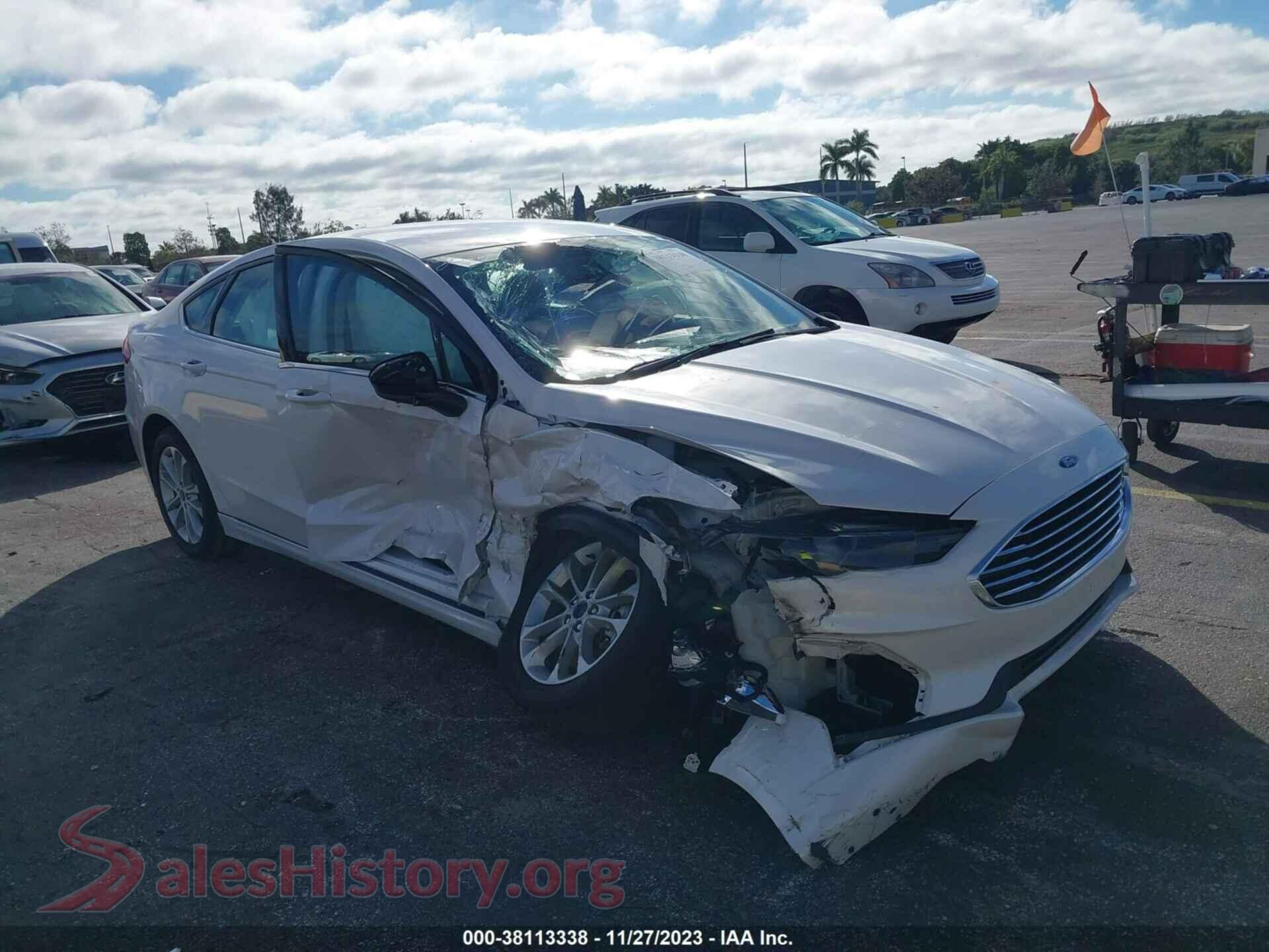 2020 FORD FUSION — VIN 3FA6P0LU8LR161209