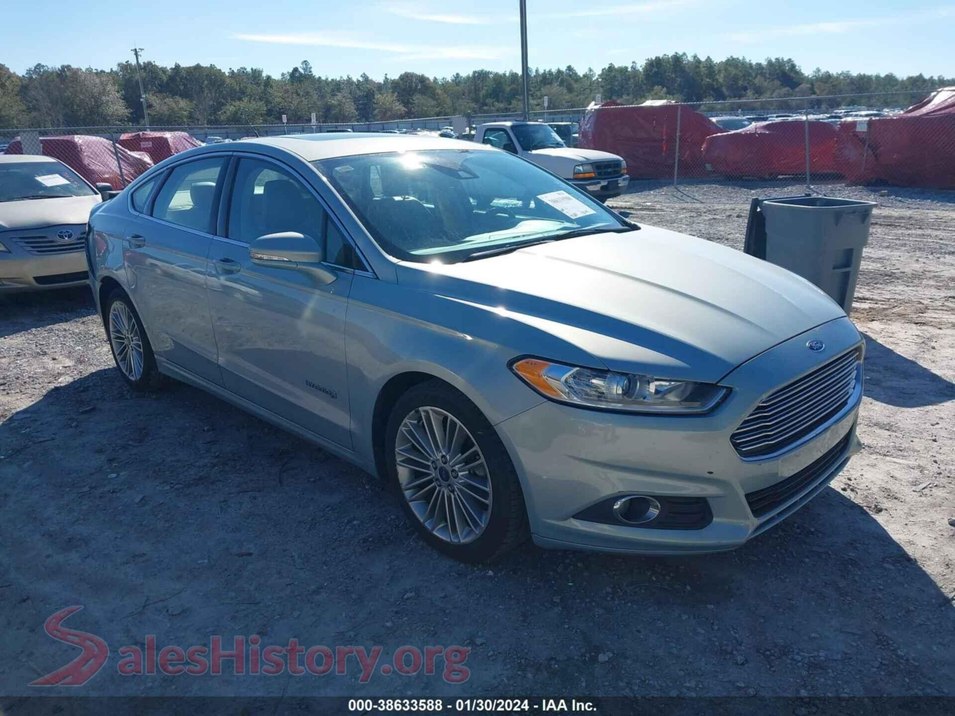 2014 FORD FUSION HYBRID — VIN 3FA6P0LU9ER350616