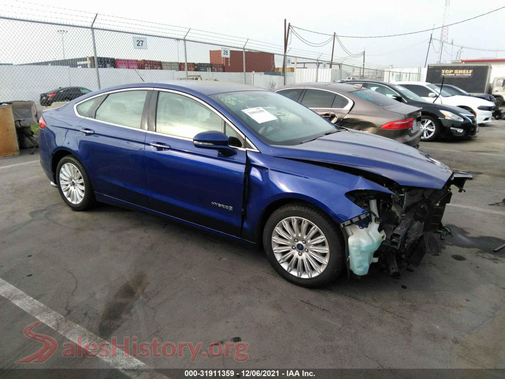 2016 FORD FUSION — VIN 3FA6P0LU9GR384493