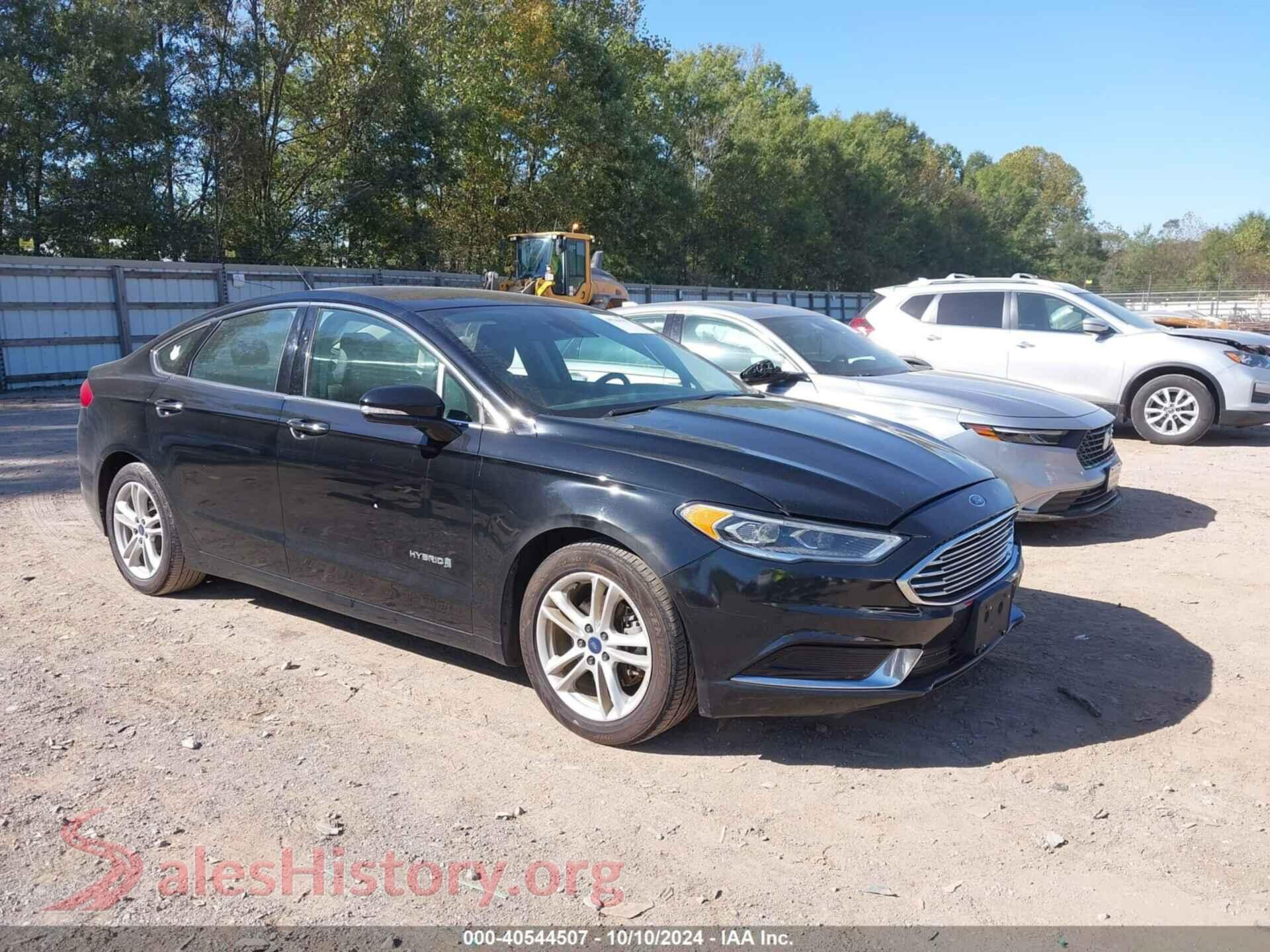 2018 FORD FUSION HYBRID — VIN 3FA6P0LU9JR147722