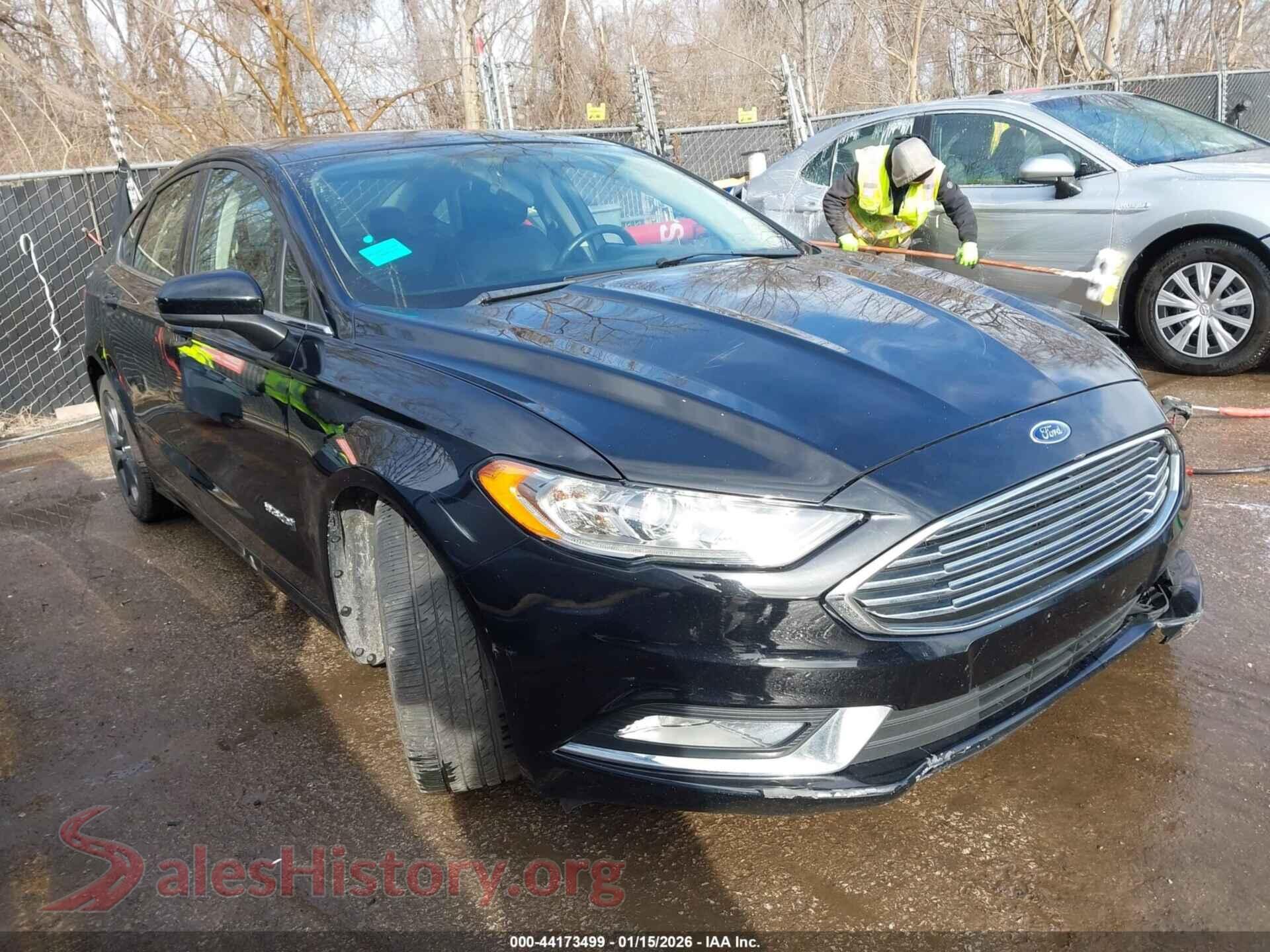 2018 FORD FUSION HYBRID — VIN 3FA6P0LU9JR225982