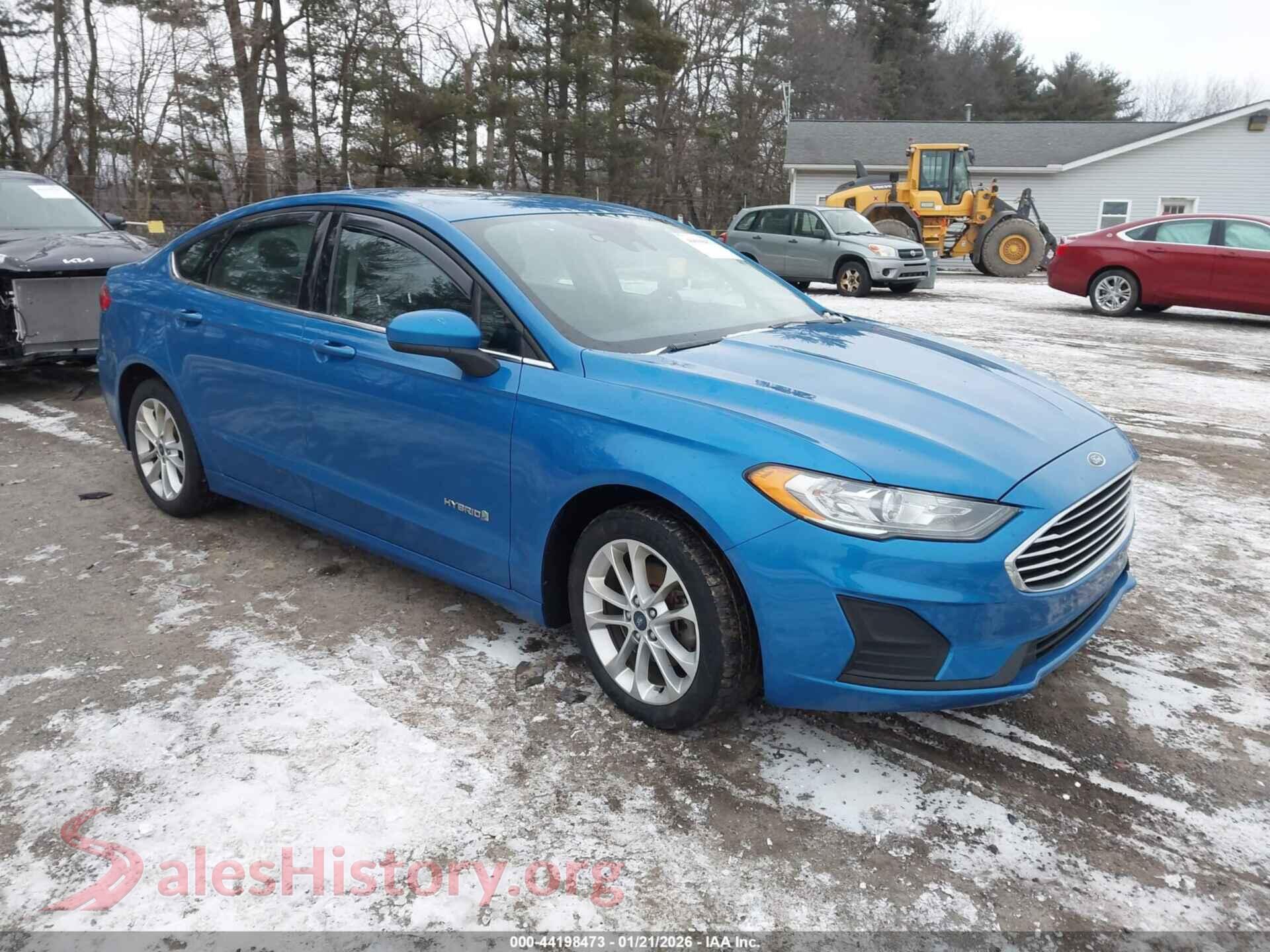 2019 FORD FUSION HYBRID — VIN 3FA6P0LU9KR214658